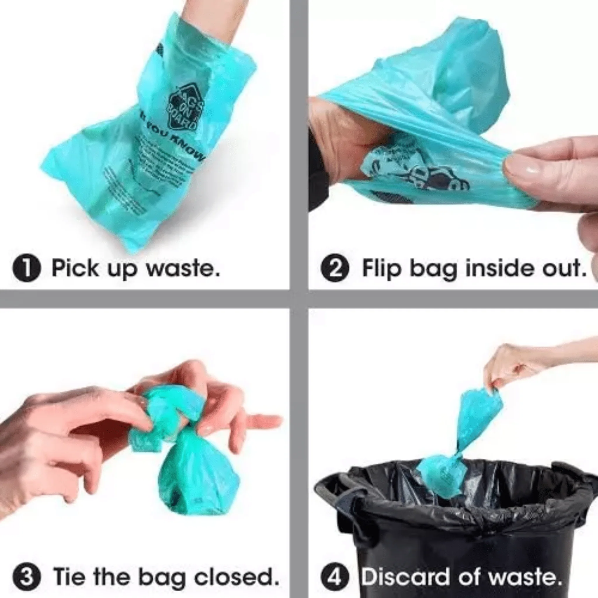 Bags on Board Ocean Scented Refill Rolls – 140 Poo Bags - Image 4