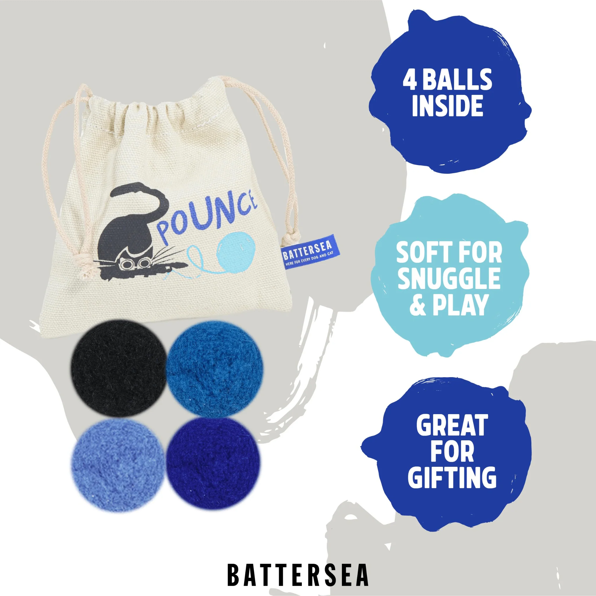 Battersea Pounce Cat Balls (4pcs) - Image 4
