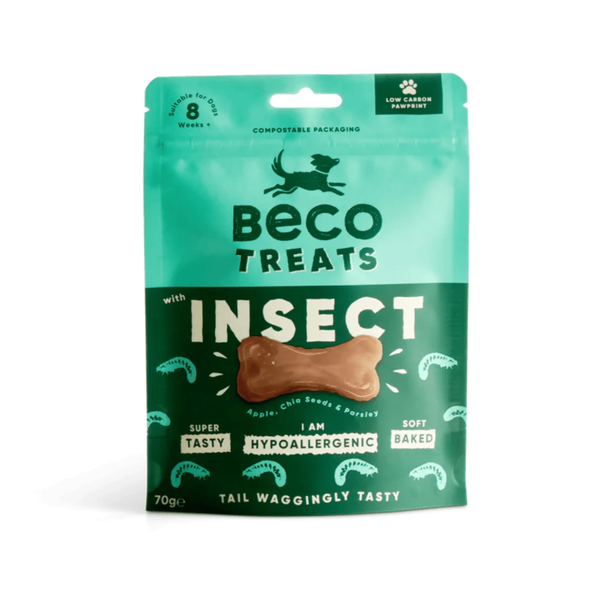 Beco Insect with Apple and Seeds Dog Treats