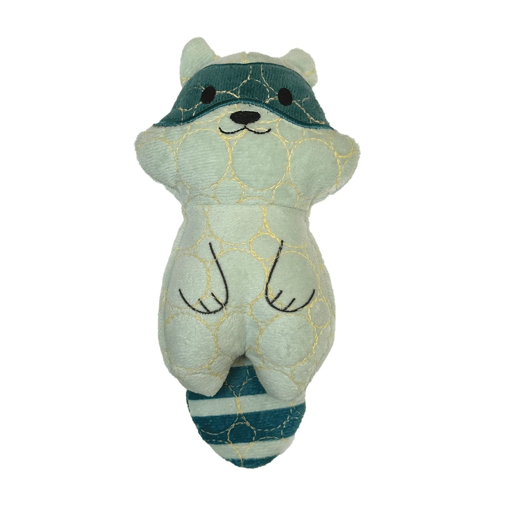 Bite Force Plush Tough Racoon Dog Toy