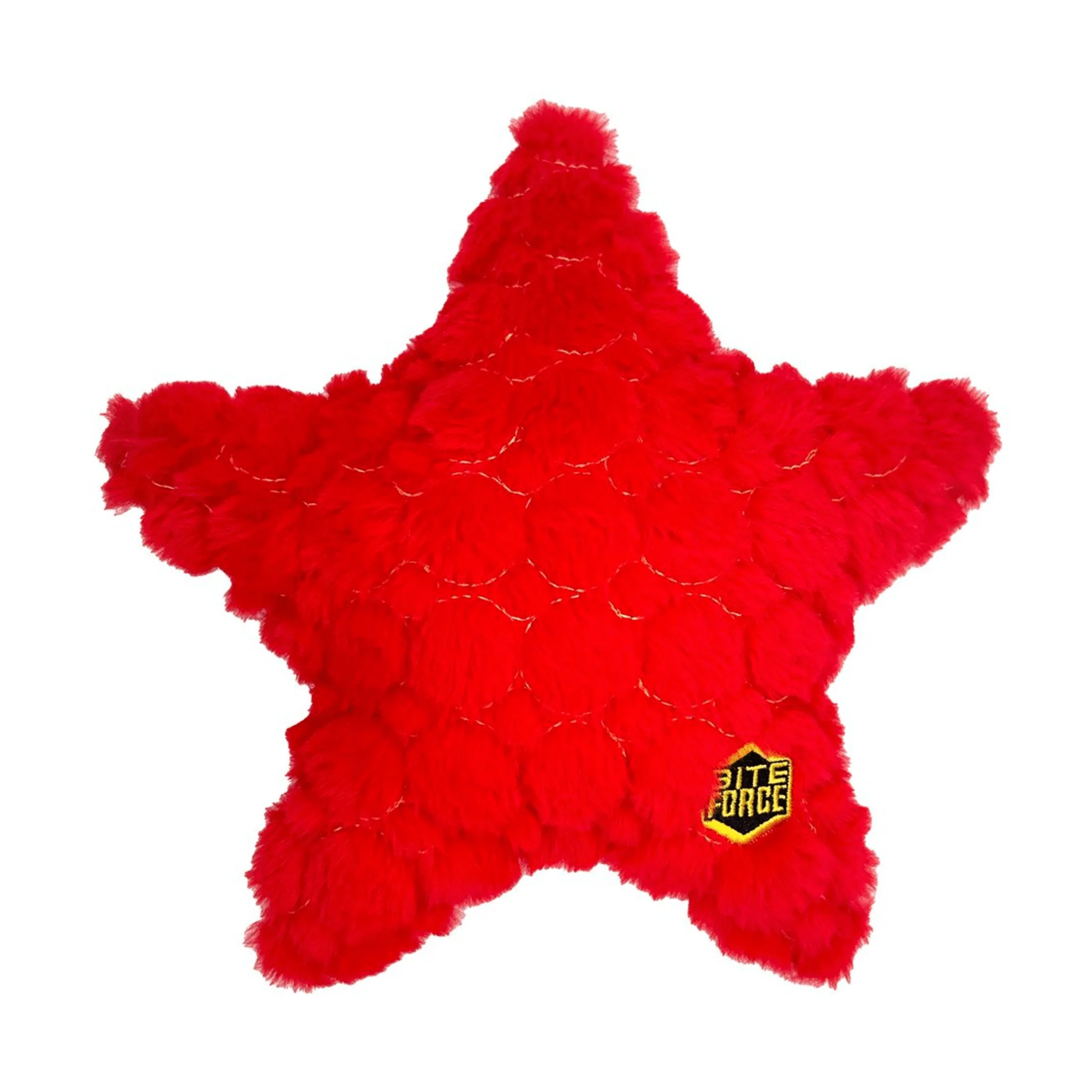 Bite Force Plush Tough Starfish Dog Toy - Image 2