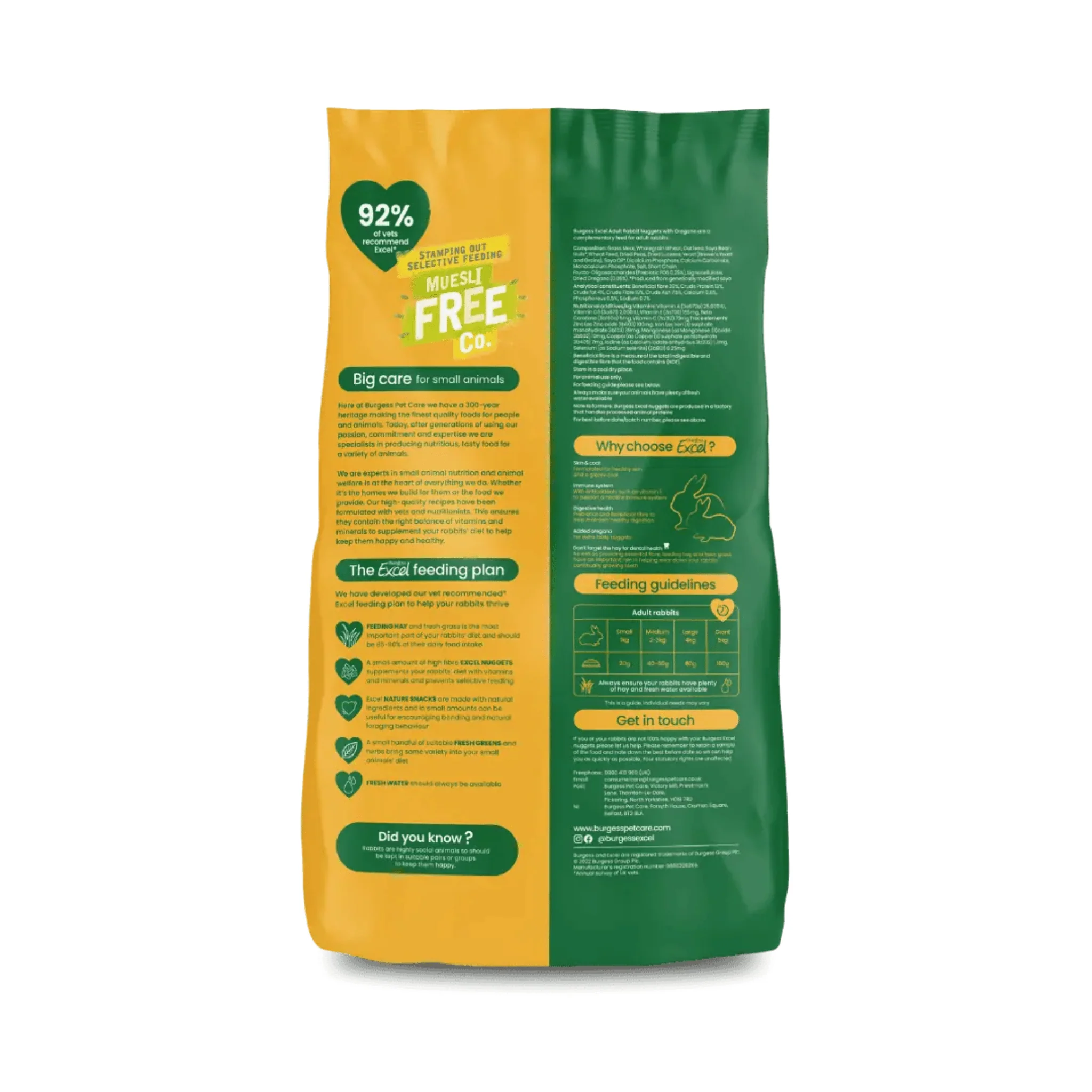 Burgess Excel Adult Rabbit Oregano - Image 2