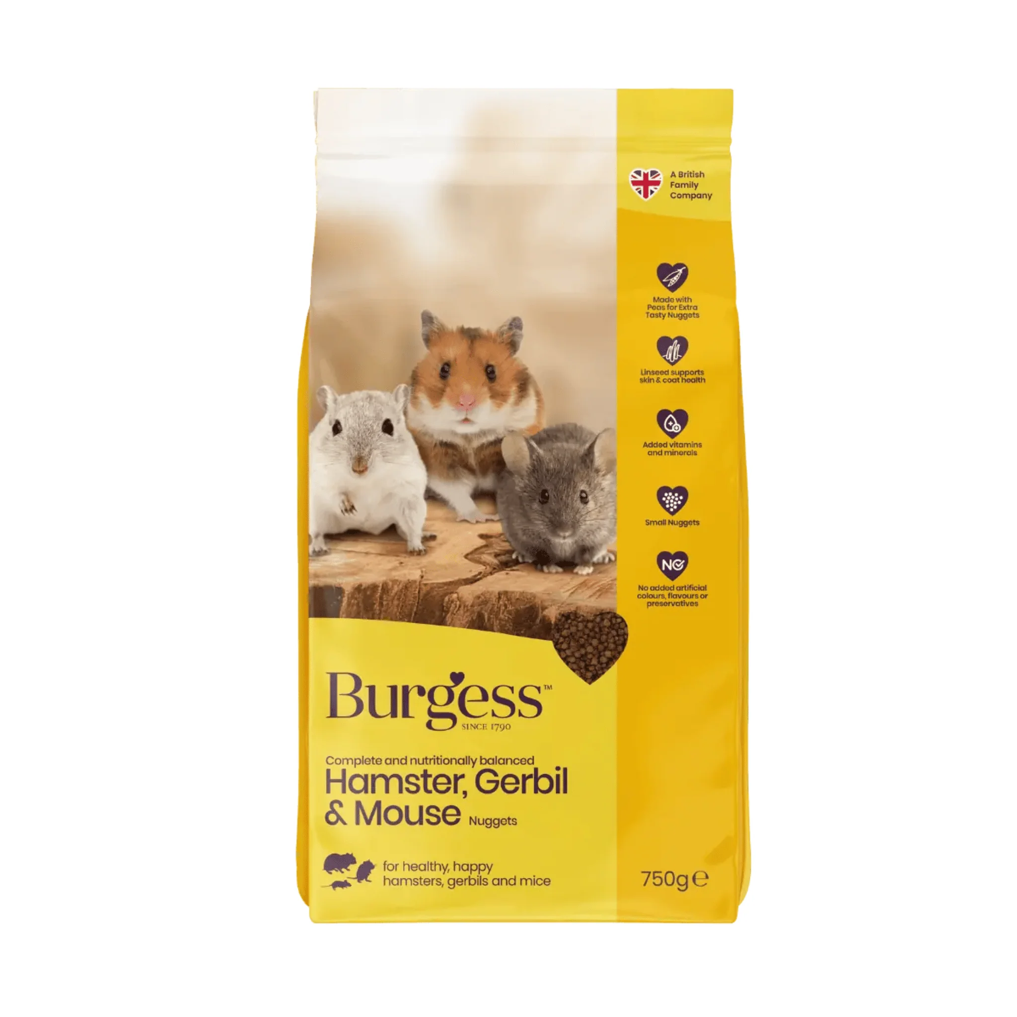 Burgess Excel Hamster, Gerbil and Mouse Nuggets