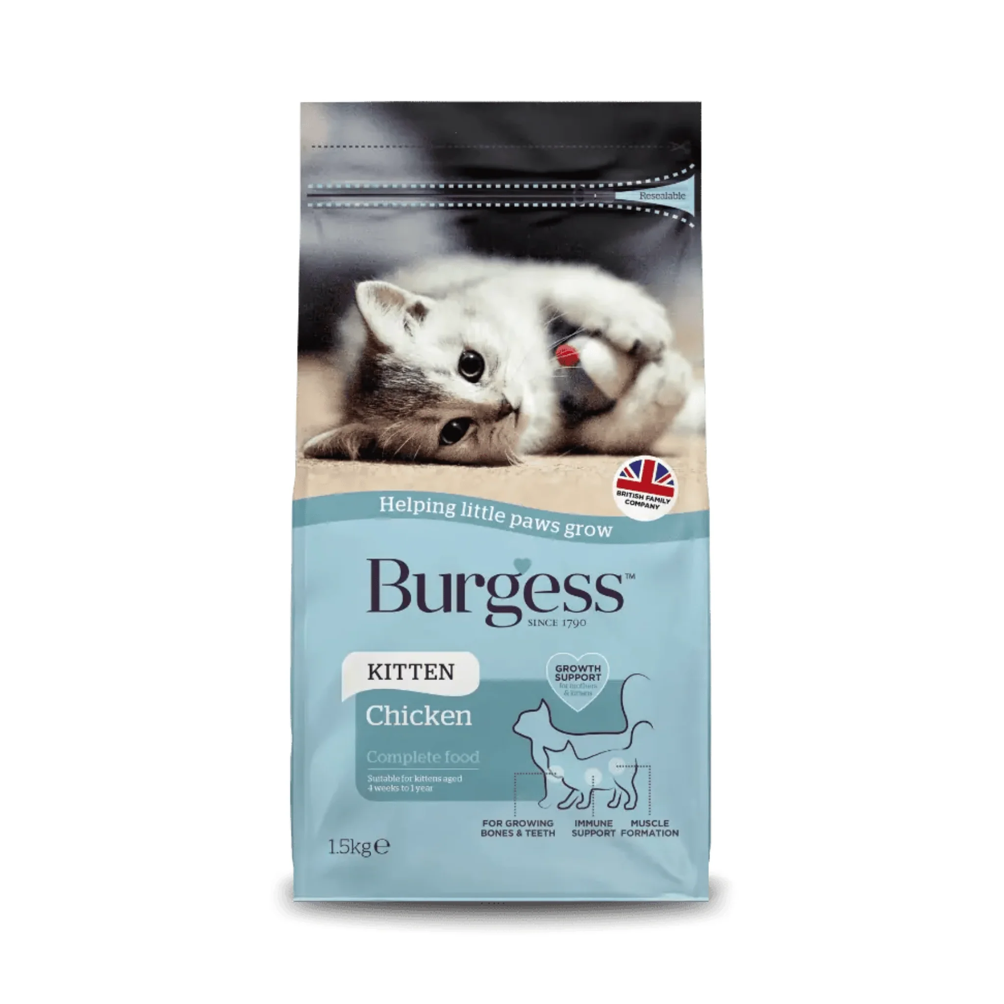Burgess Kitten Chicken Dry Food