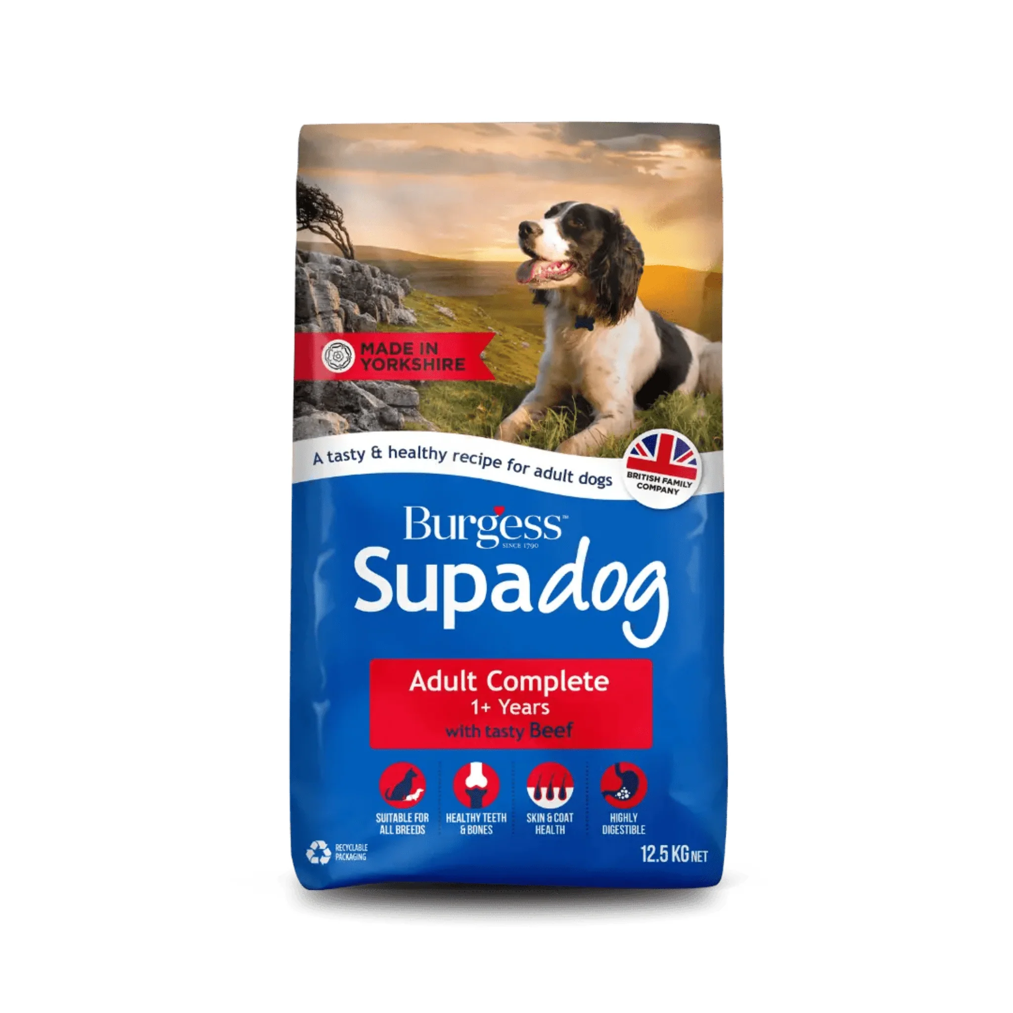 Burgess SupaDog Adult with Beef Dry Food