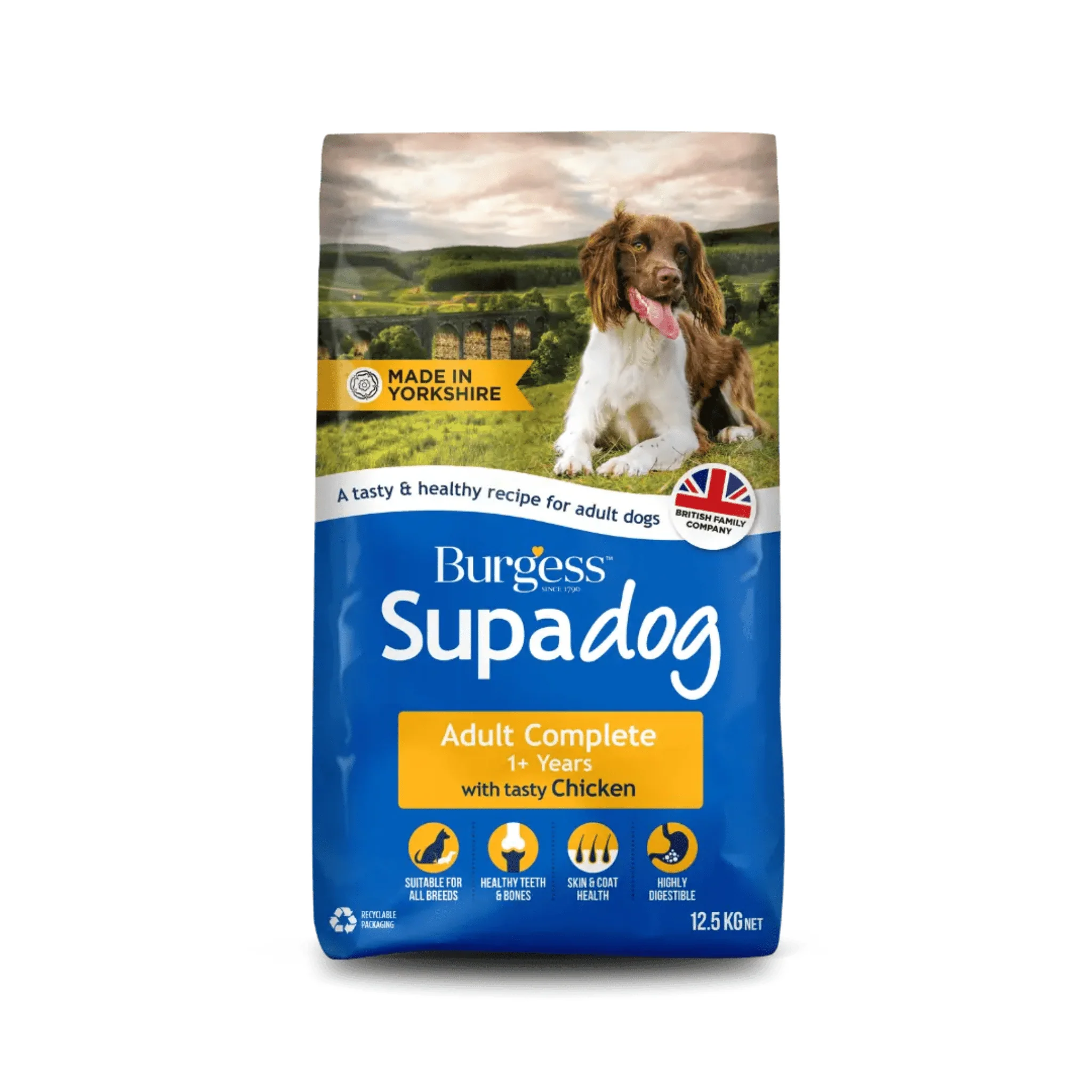 Burgess SupaDog Adult with Chicken Dry Food