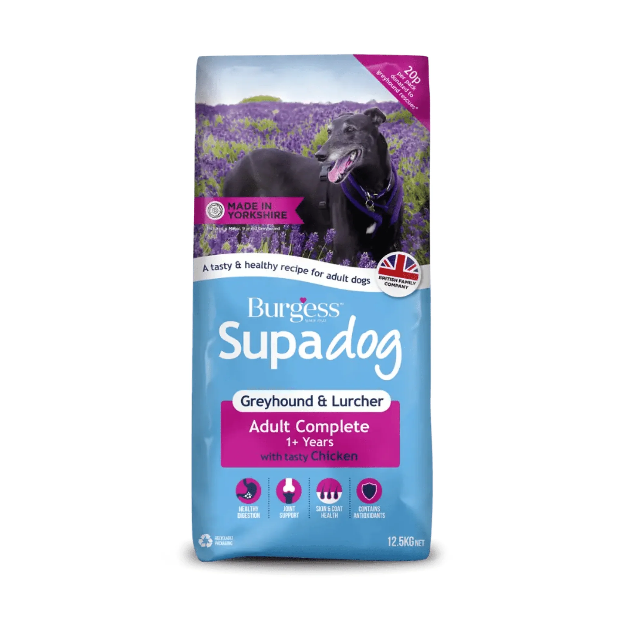 Burgess SupaDog Greyhound & Lurcher with Chicken