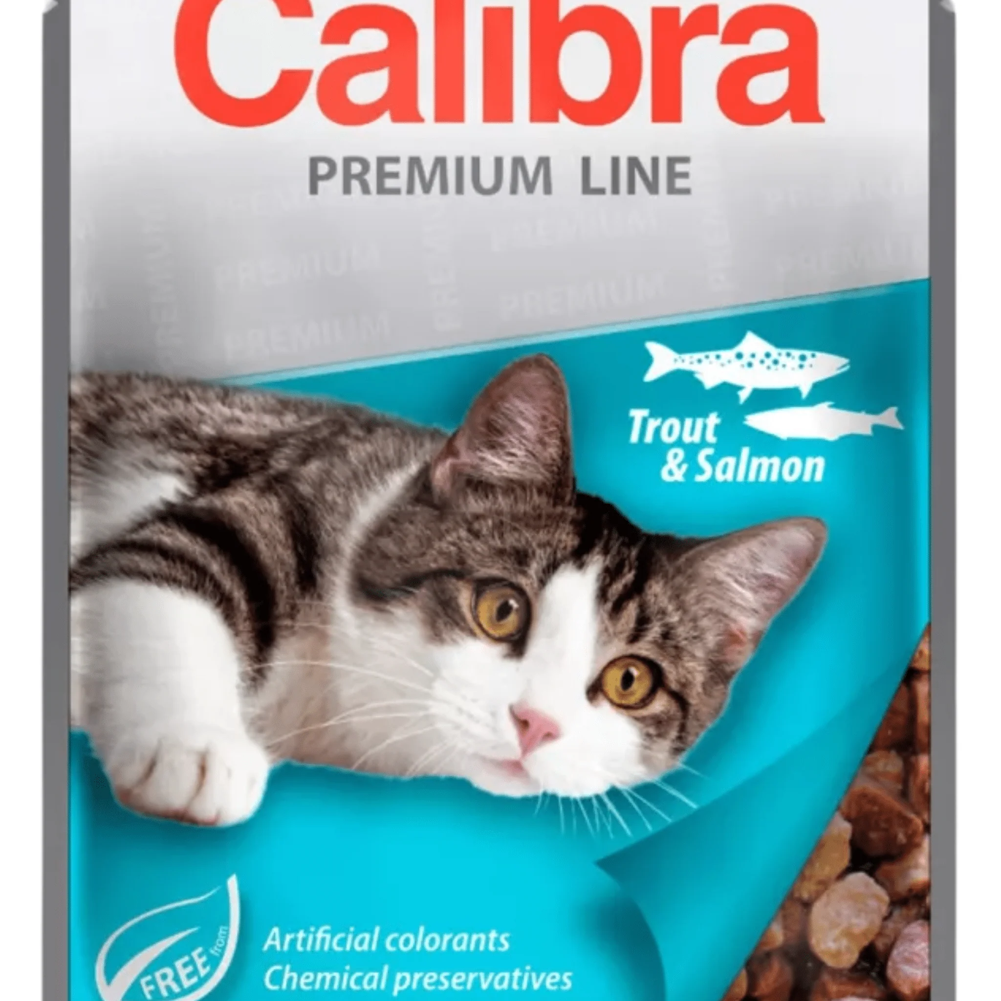 Calibra Premium Pouches | Adult Cat | Trout & Salmon - Image 2