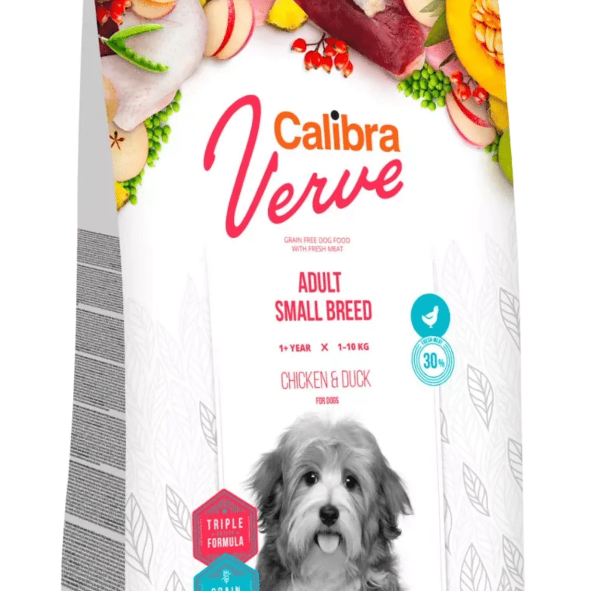 Calibra Verve Grain Free | Small Adult Dog | Chicken & Duck - Image 2