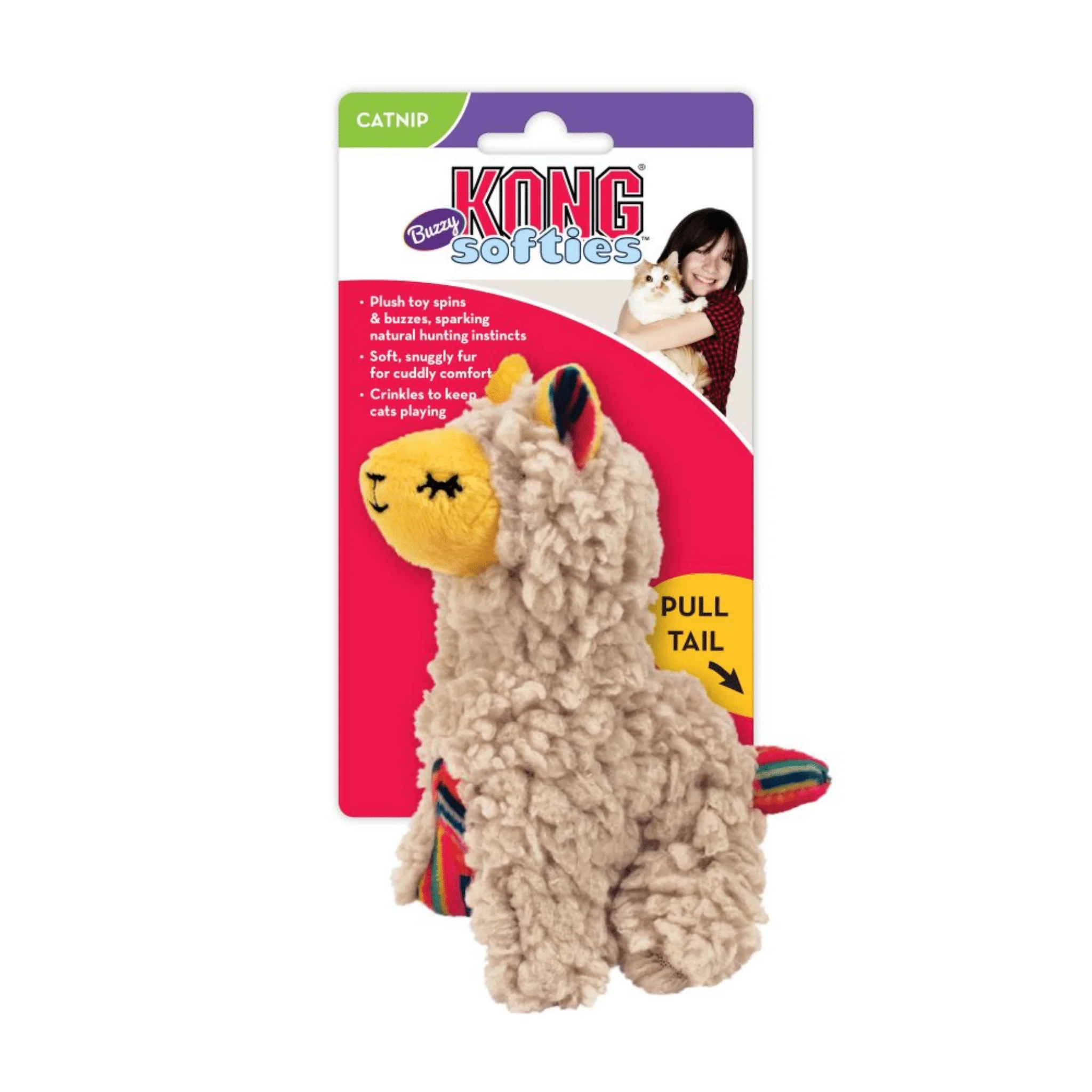 KONG Softies Buzzy Llama - Image 3