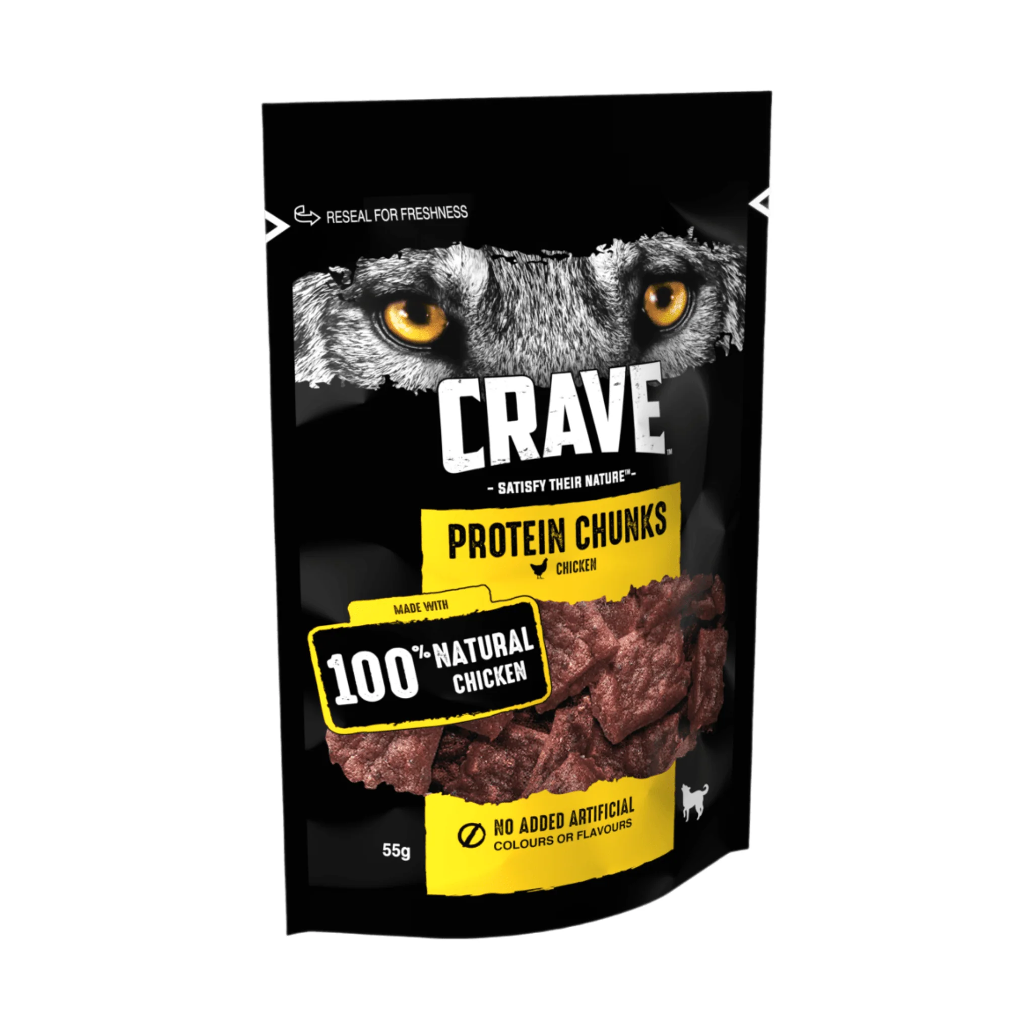 Crave Protein Chunks Chicken 55g (6 pack)