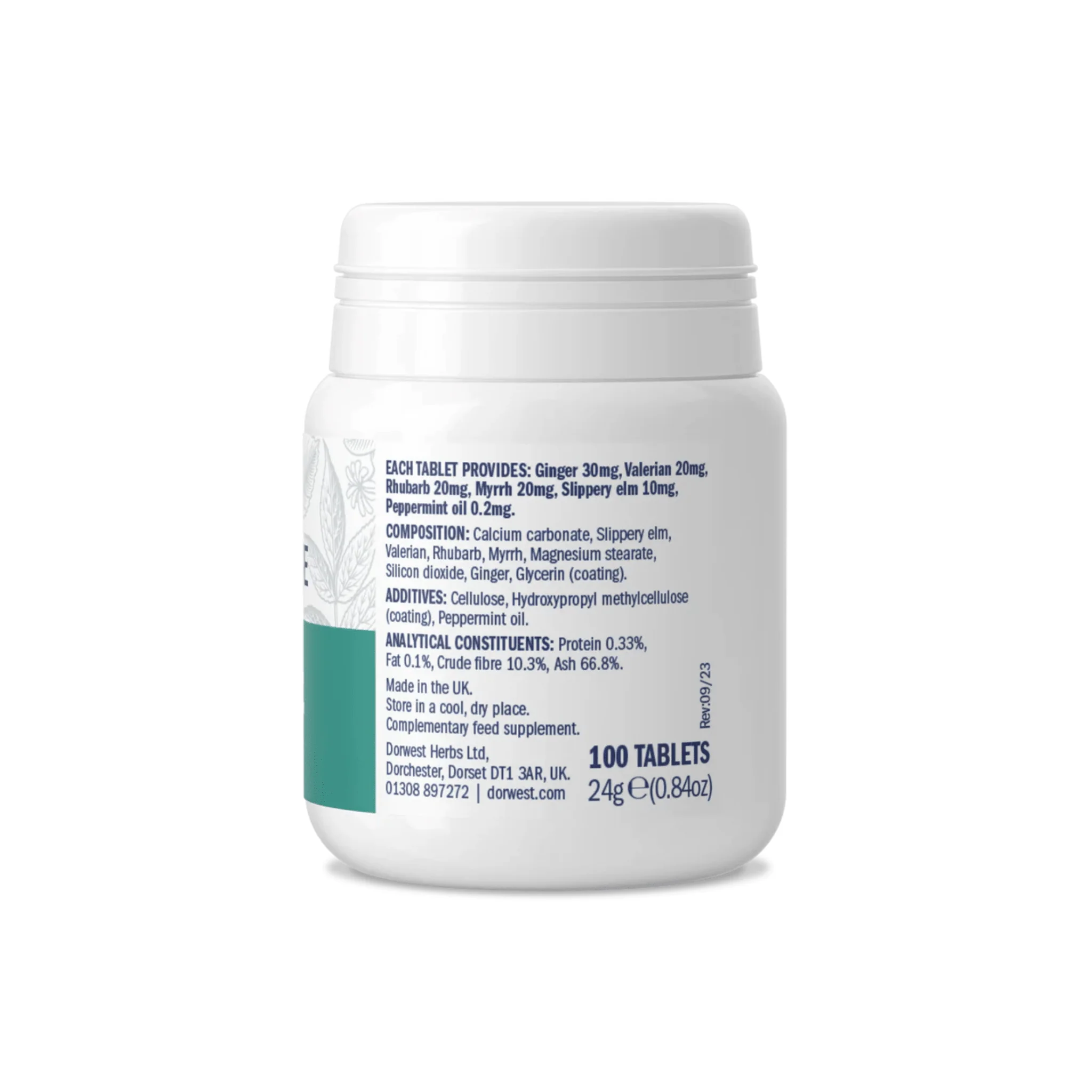 Dorwest Digestive Support Tablets for Dogs and Cats - Image 2