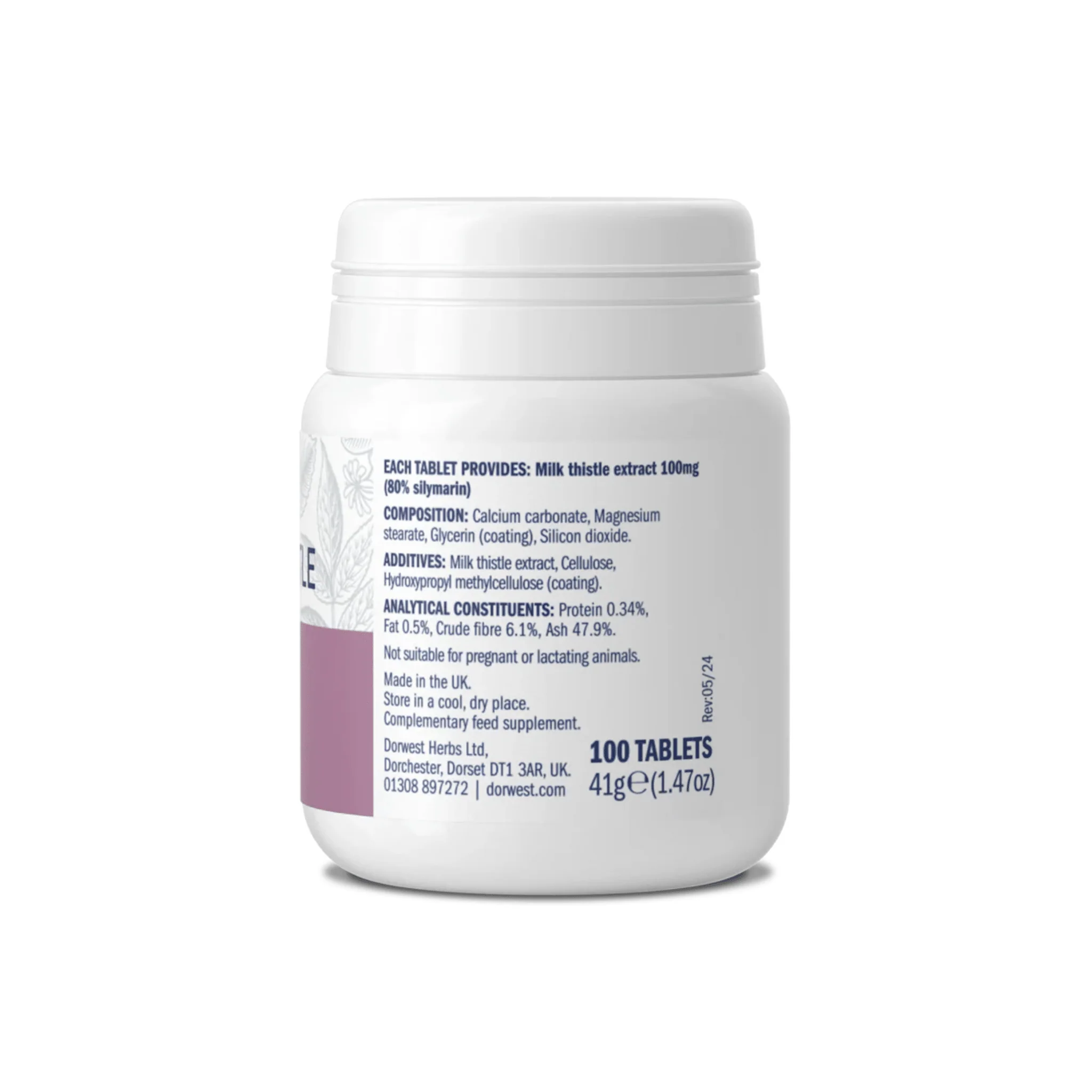 Dorwest Milk Thistle for Dogs and Cats - Image 2