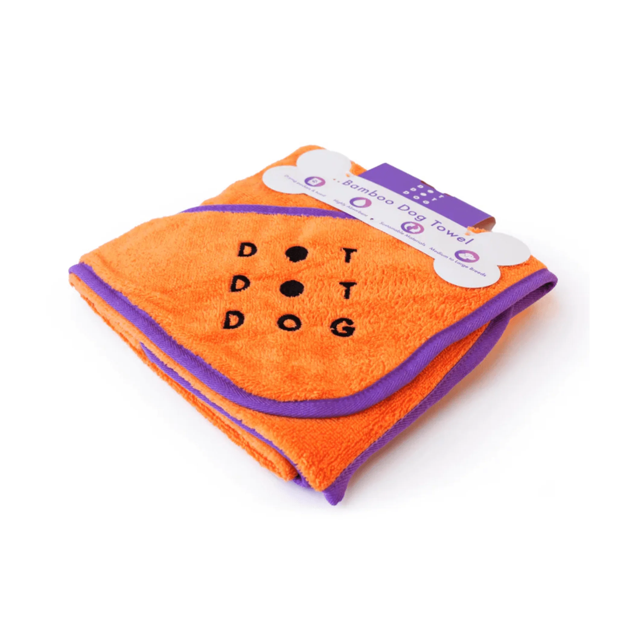 Dot Dot Pet Dog Bamboo Bath Towel - Image 2