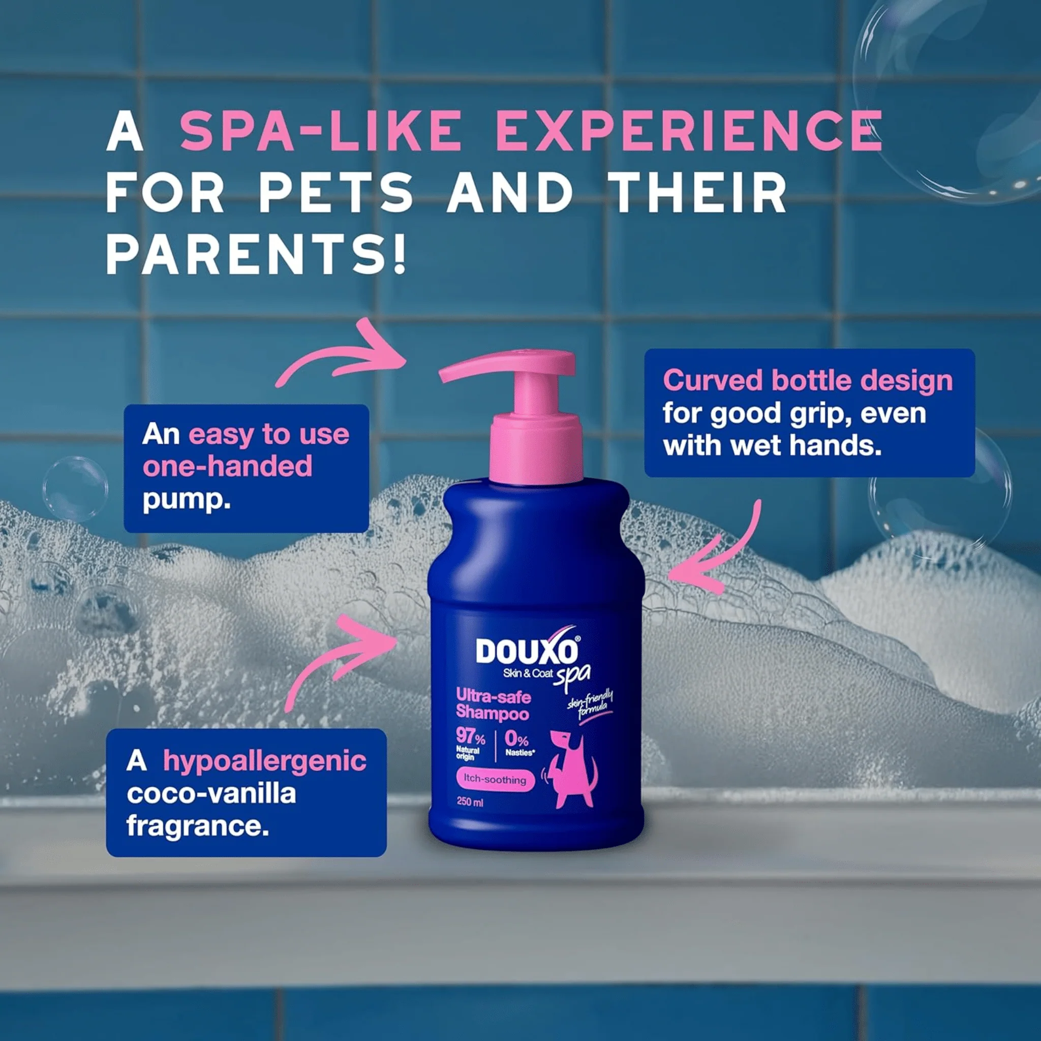 DOUXO® Spa Soothing Shampoo for Dogs 250ml - Image 4