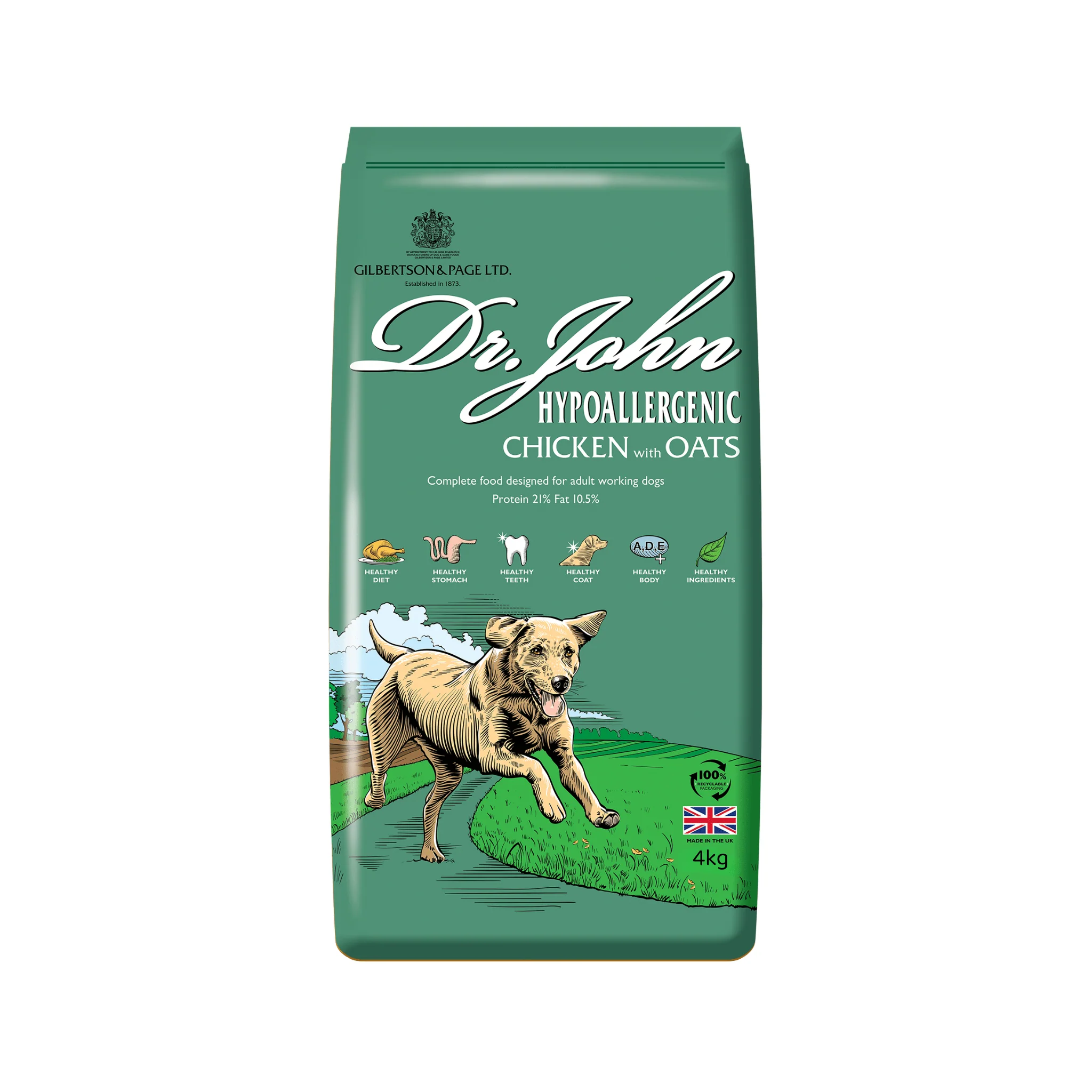 Dr. John Hypoallergenic Chicken & Oats Dry Dog Food - Image 2