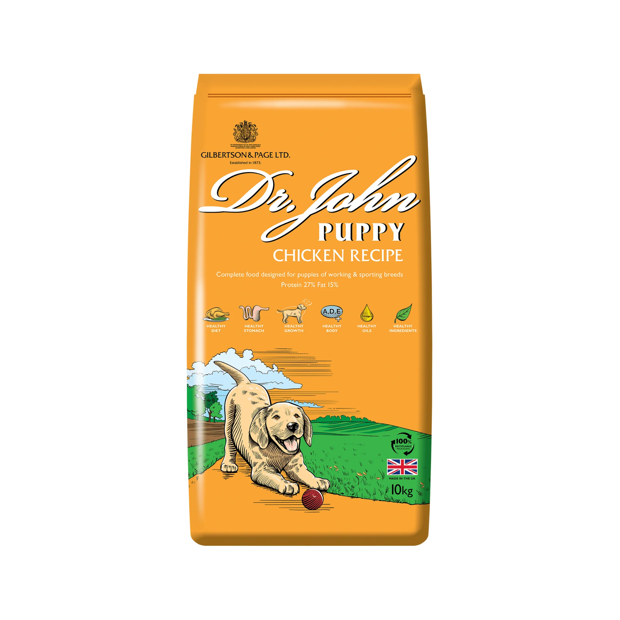 Dr. John Working Dog Puppy Chicken Dry Food