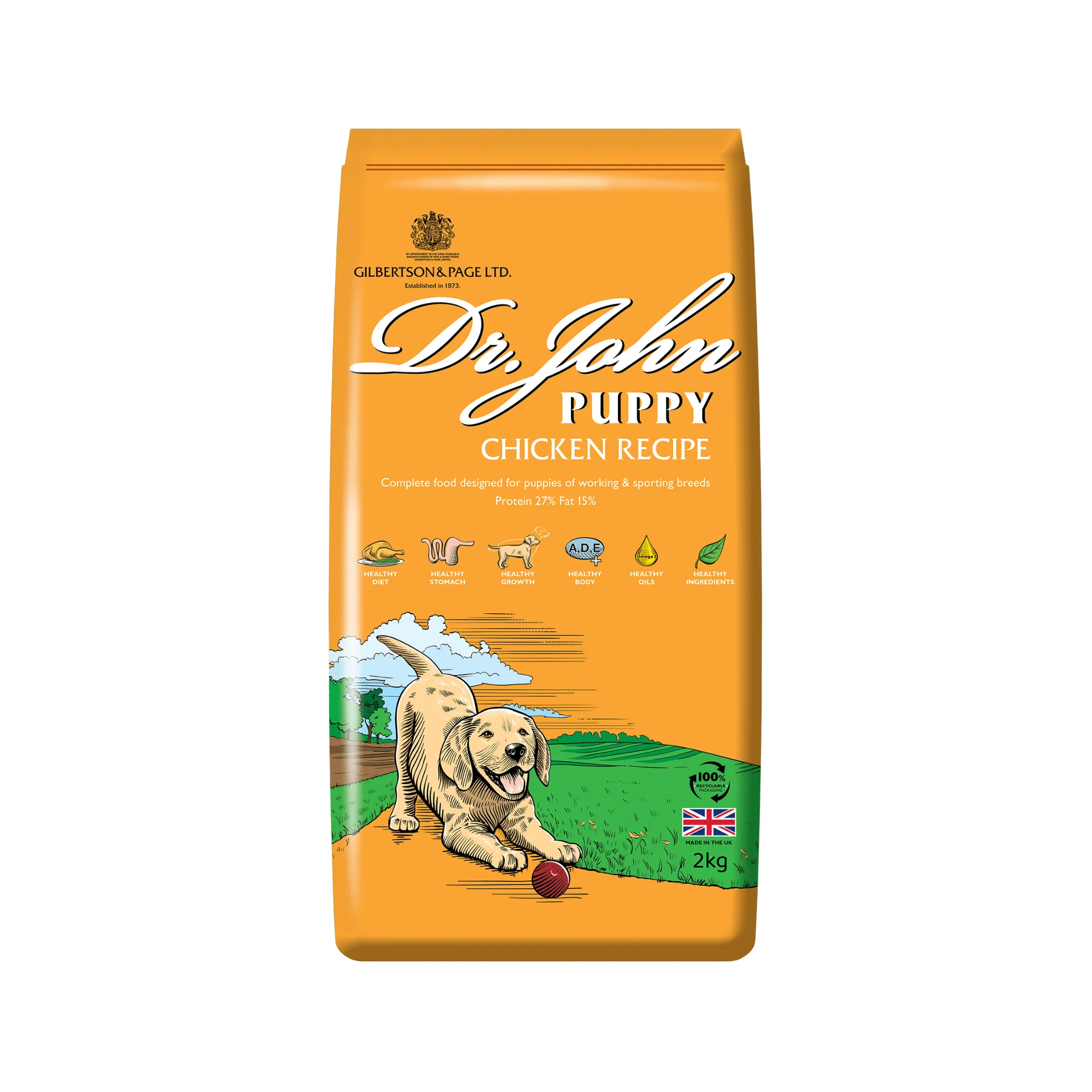 Dr. John Working Dog Puppy Chicken Dry Food - Image 2