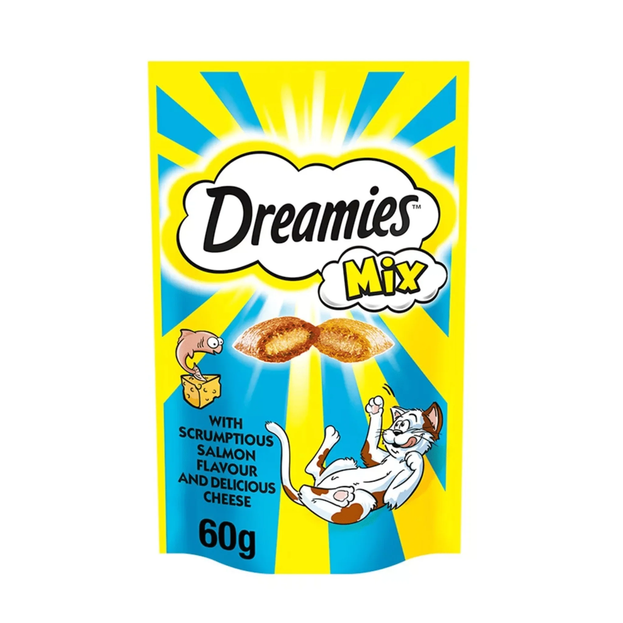 Dreamies Mix Salmon and Cheese Cat Treats