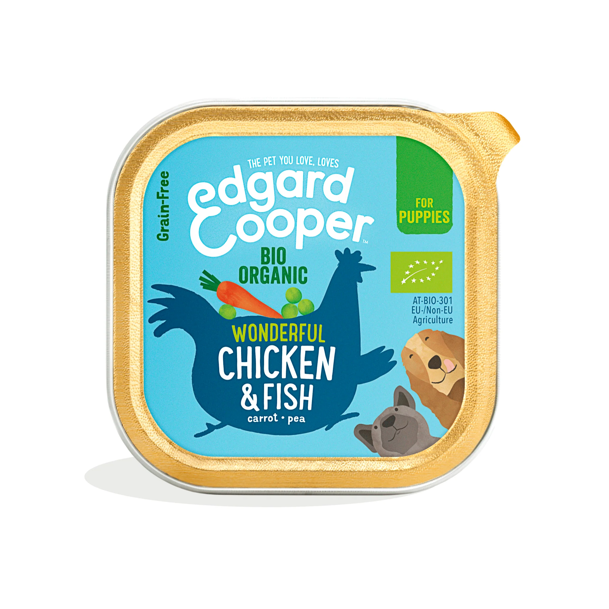 Edgard & Cooper Chicken and Fish Wet Puppy Food