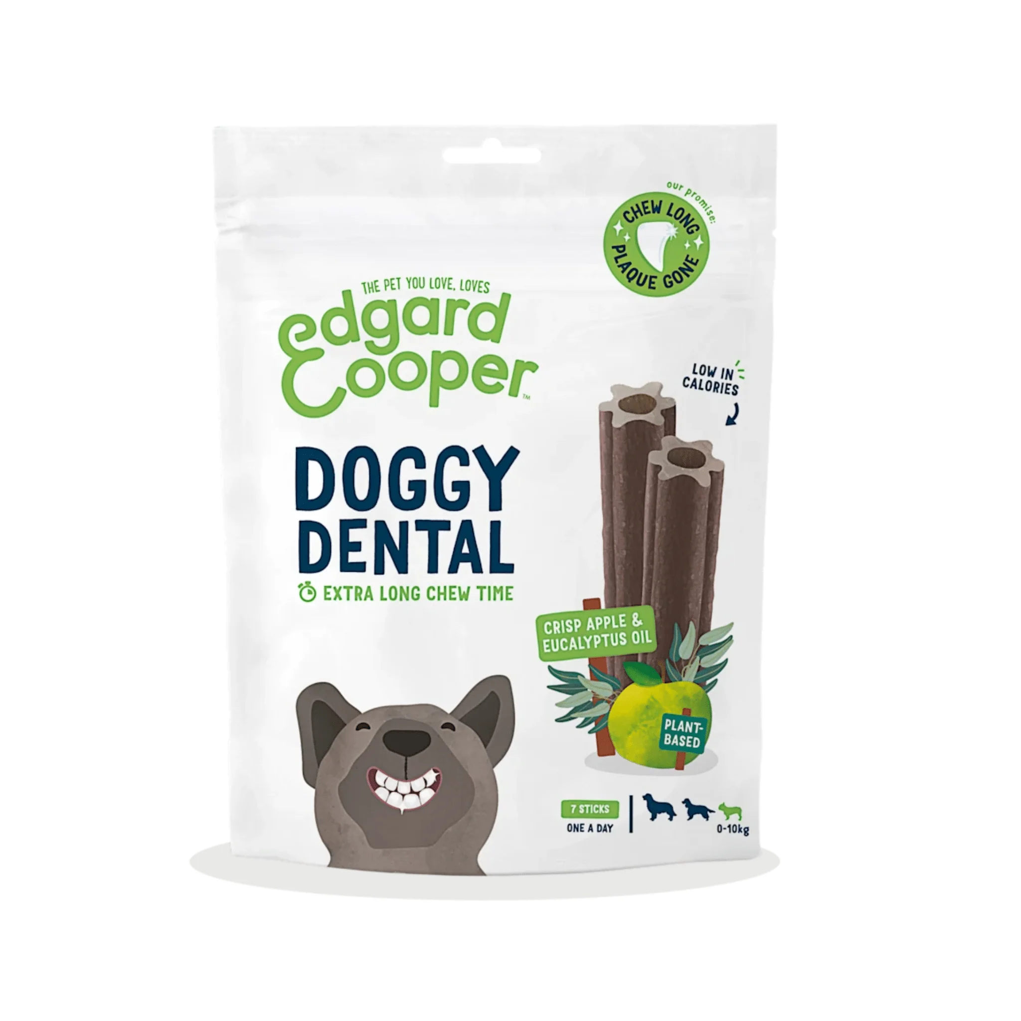 Edgard & Cooper Dental Apple & Eucalyptus Dog Treats