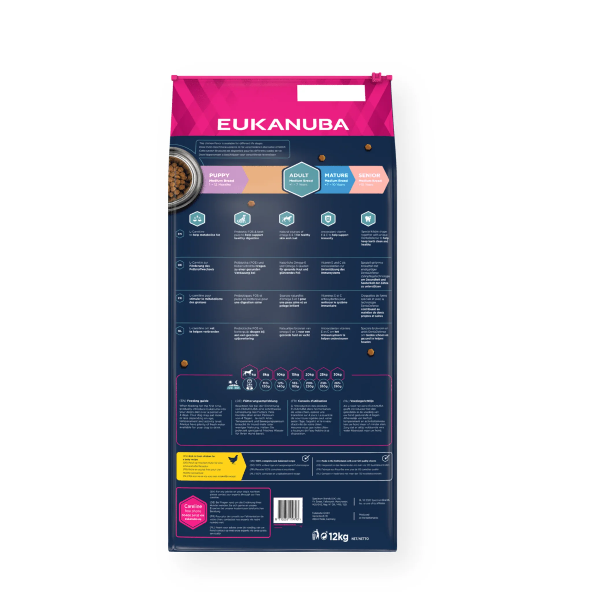 Eukanuba Active Adult Medium Breed Chicken - Image 3