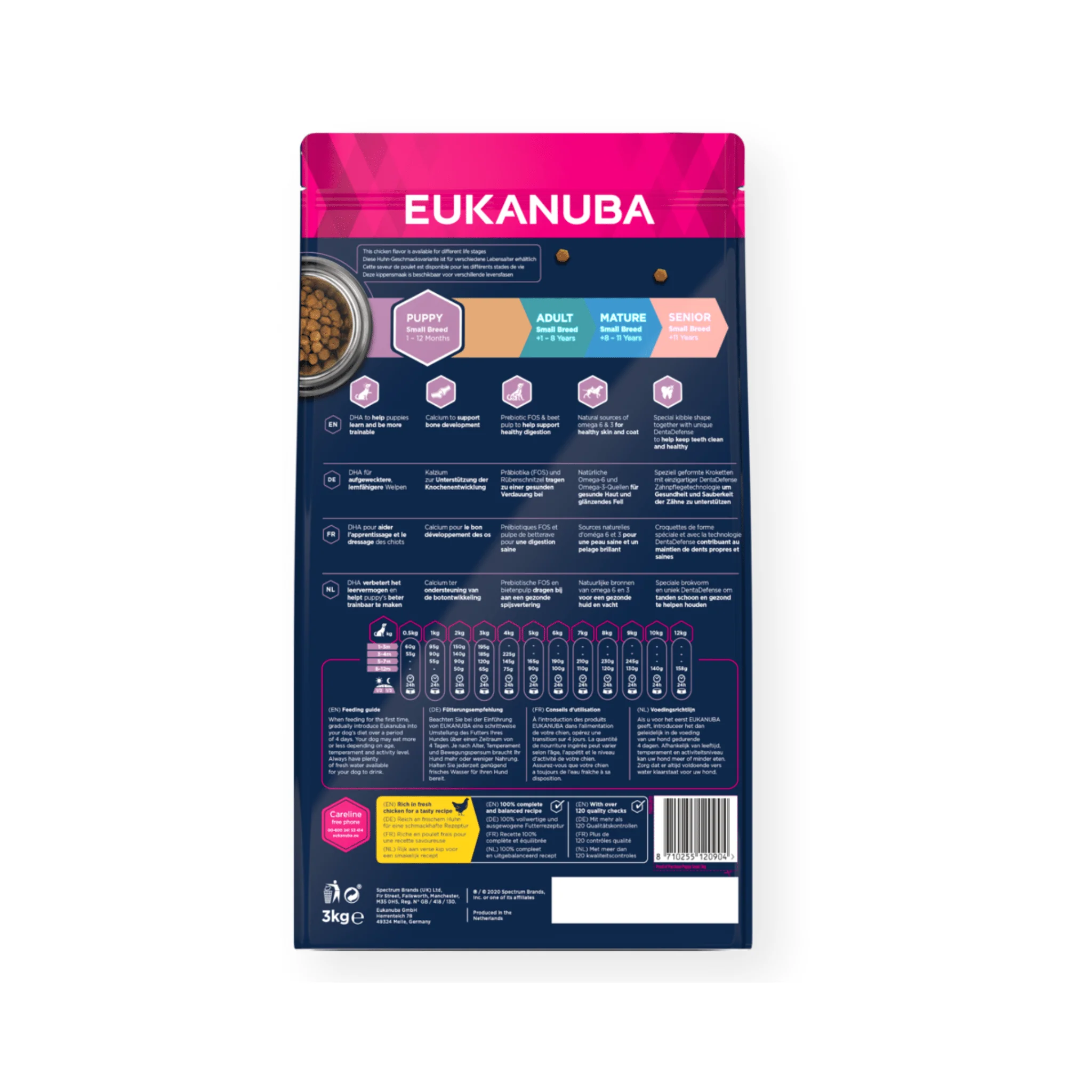 Eukanuba Growing Small Puppy Dry Dog Food Fresh Chicken - Image 2