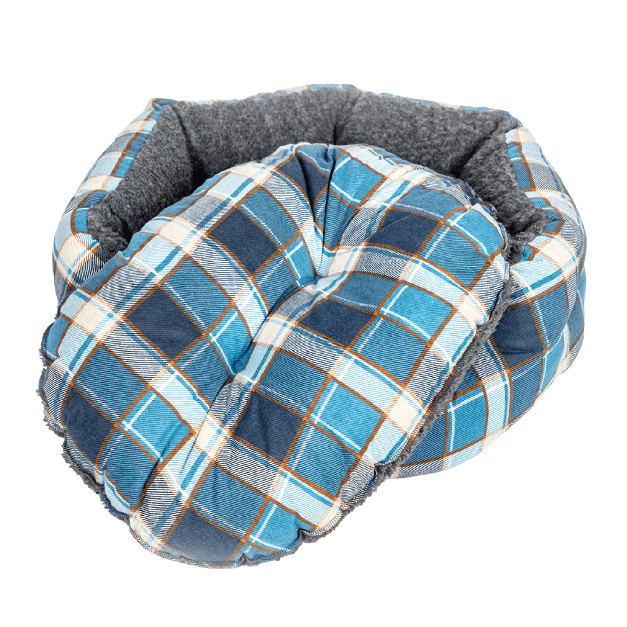 FatFace Fleece Check Deluxe Slumber Bed - Image 4