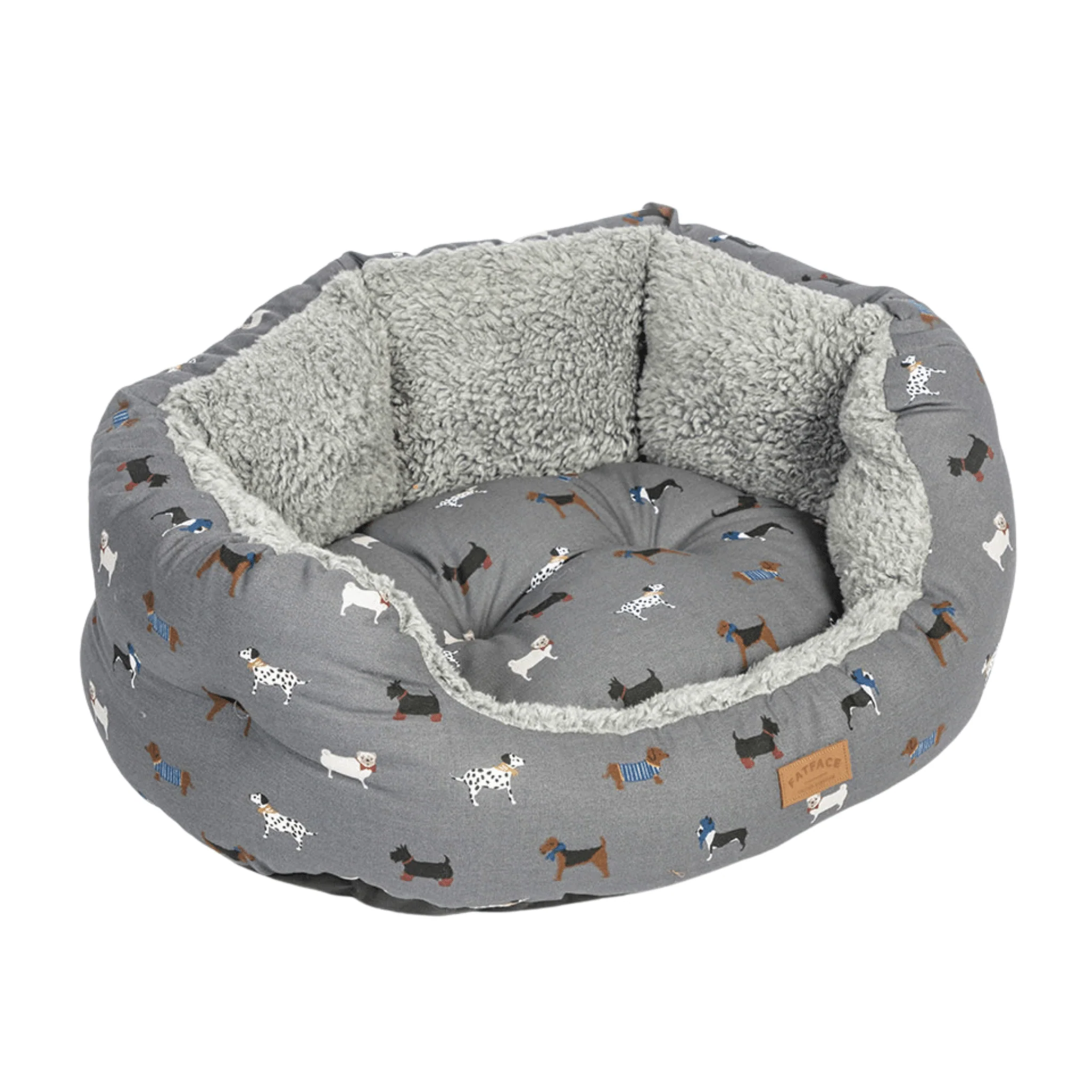 FatFace Marching Dogs Deluxe Slumber Bed - Image 3