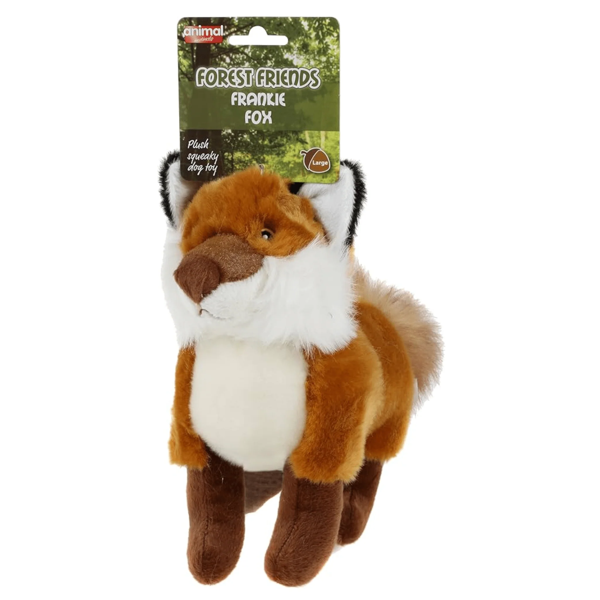 Frankie Fox Plush Dog Toy - Image 2