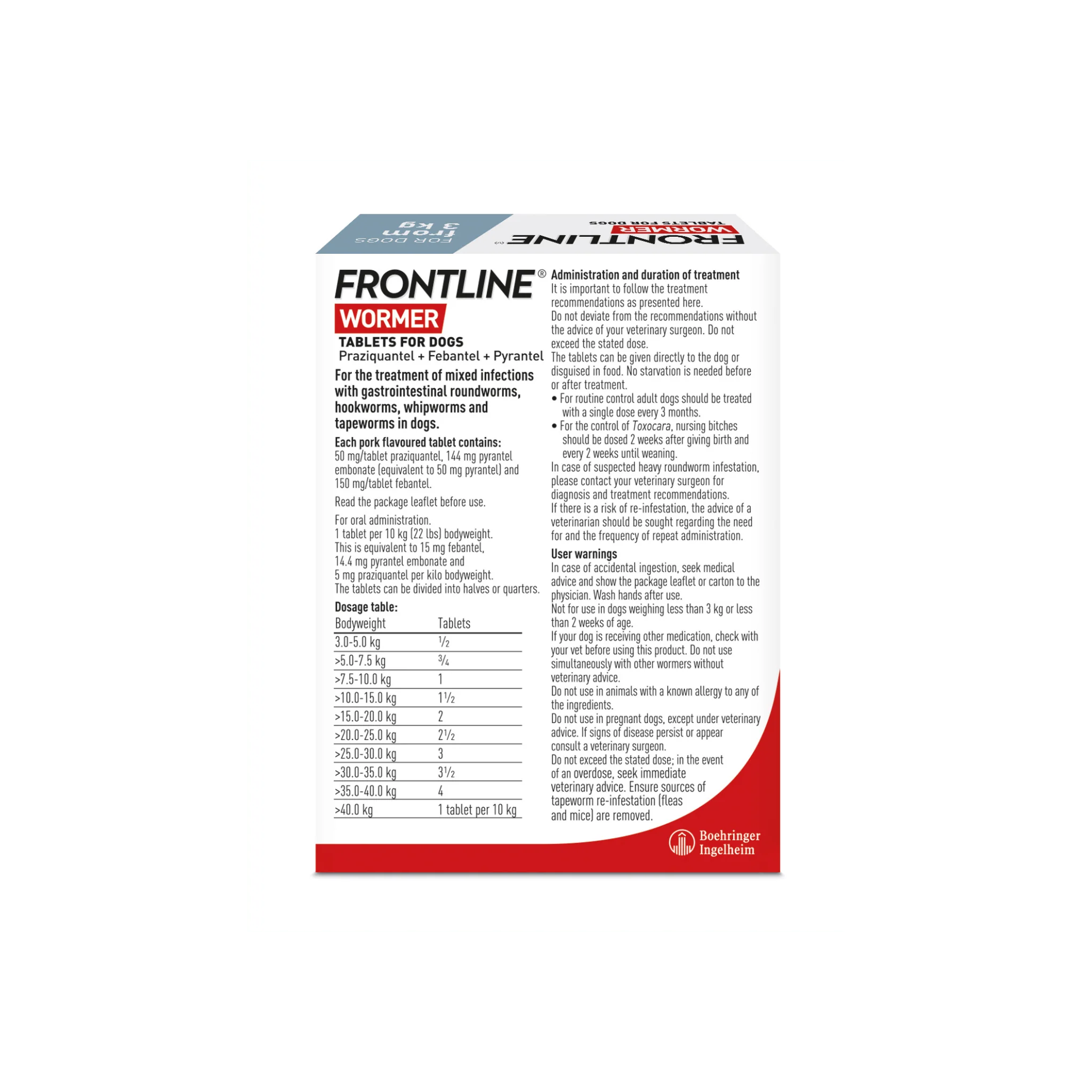 Frontline® Wormer For Dogs - 2 Pack - Image 4