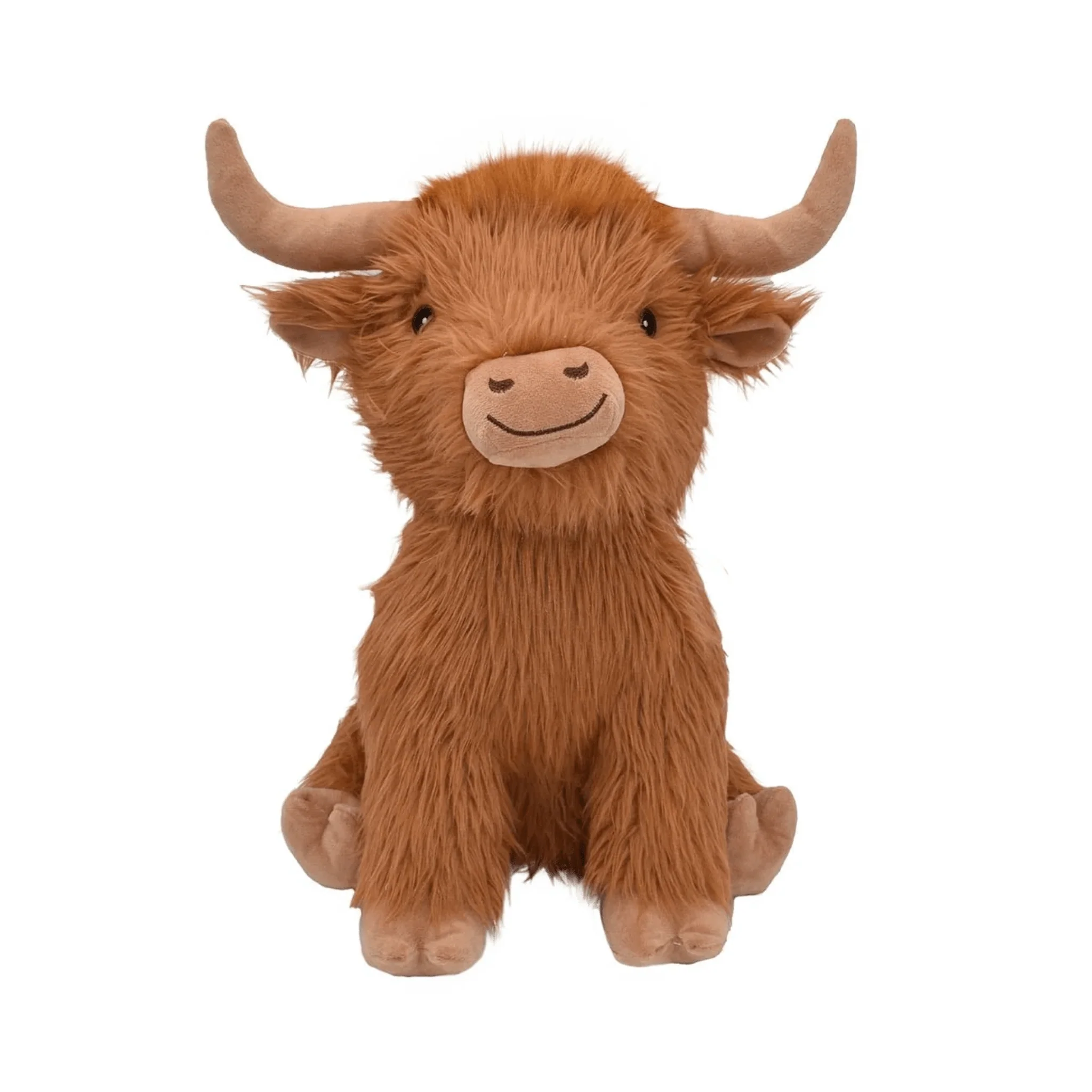 Happy Pet Small Highland Cow Dog Toy