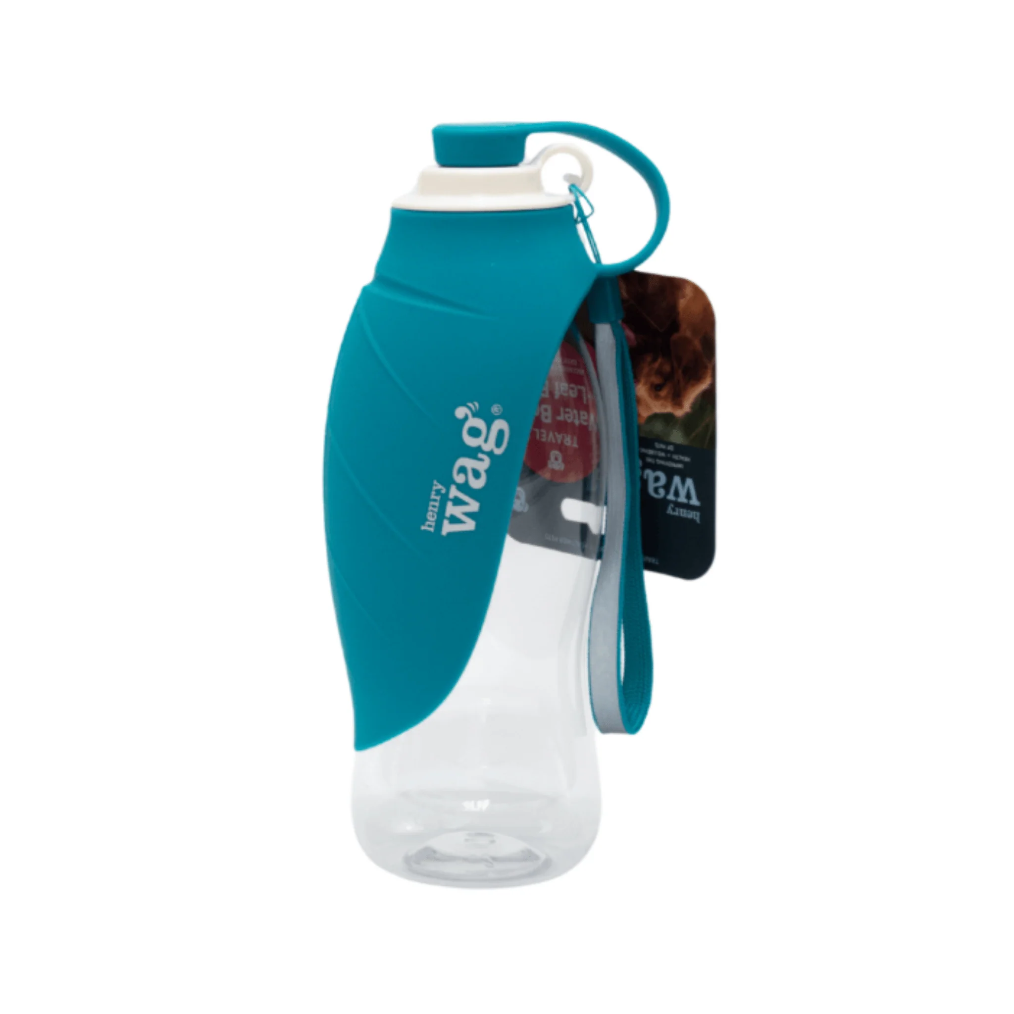 Henry Wag Pet Water Bottle With Leaf Bowl
