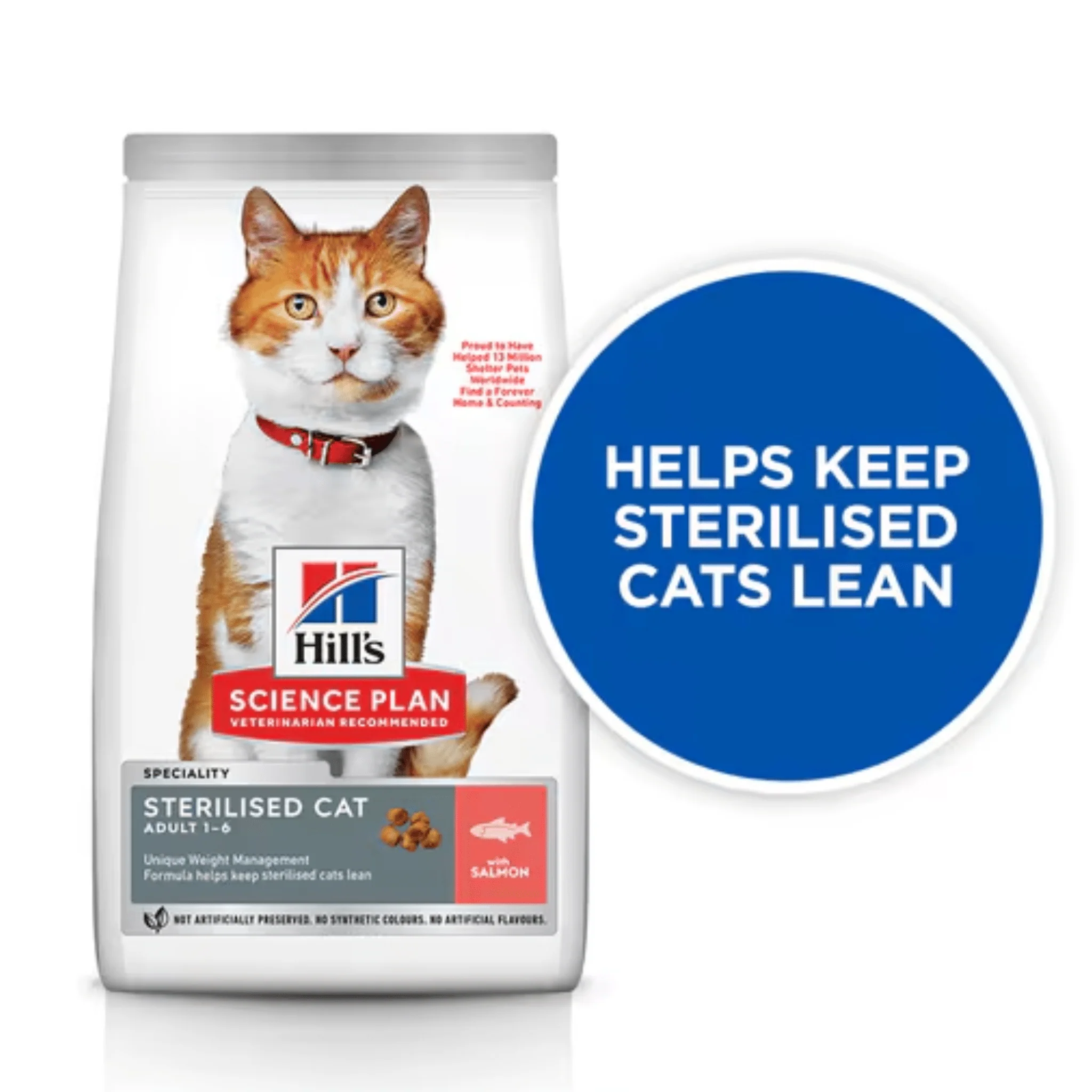 Hill's Cat Science Plan Sterilised Adult Salmon - Image 3