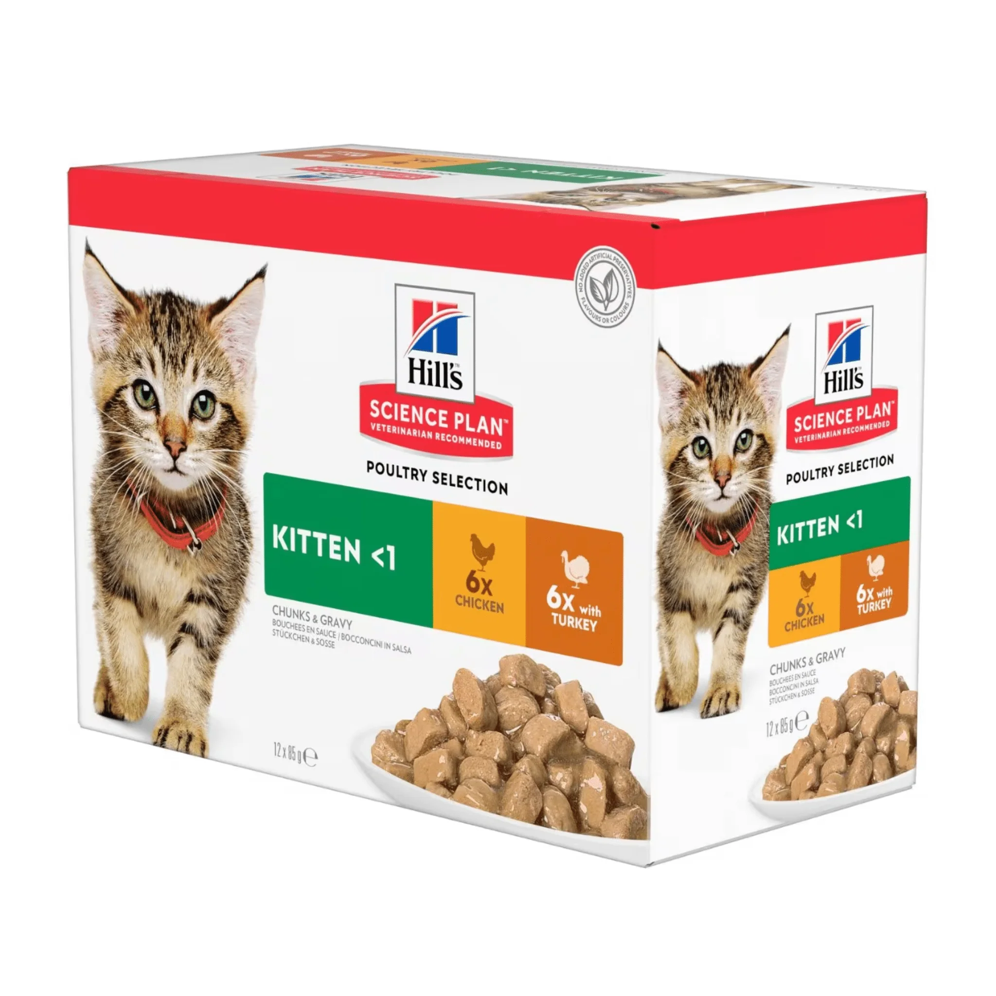 Hill's Kitten Wet Food Poultry Multipack