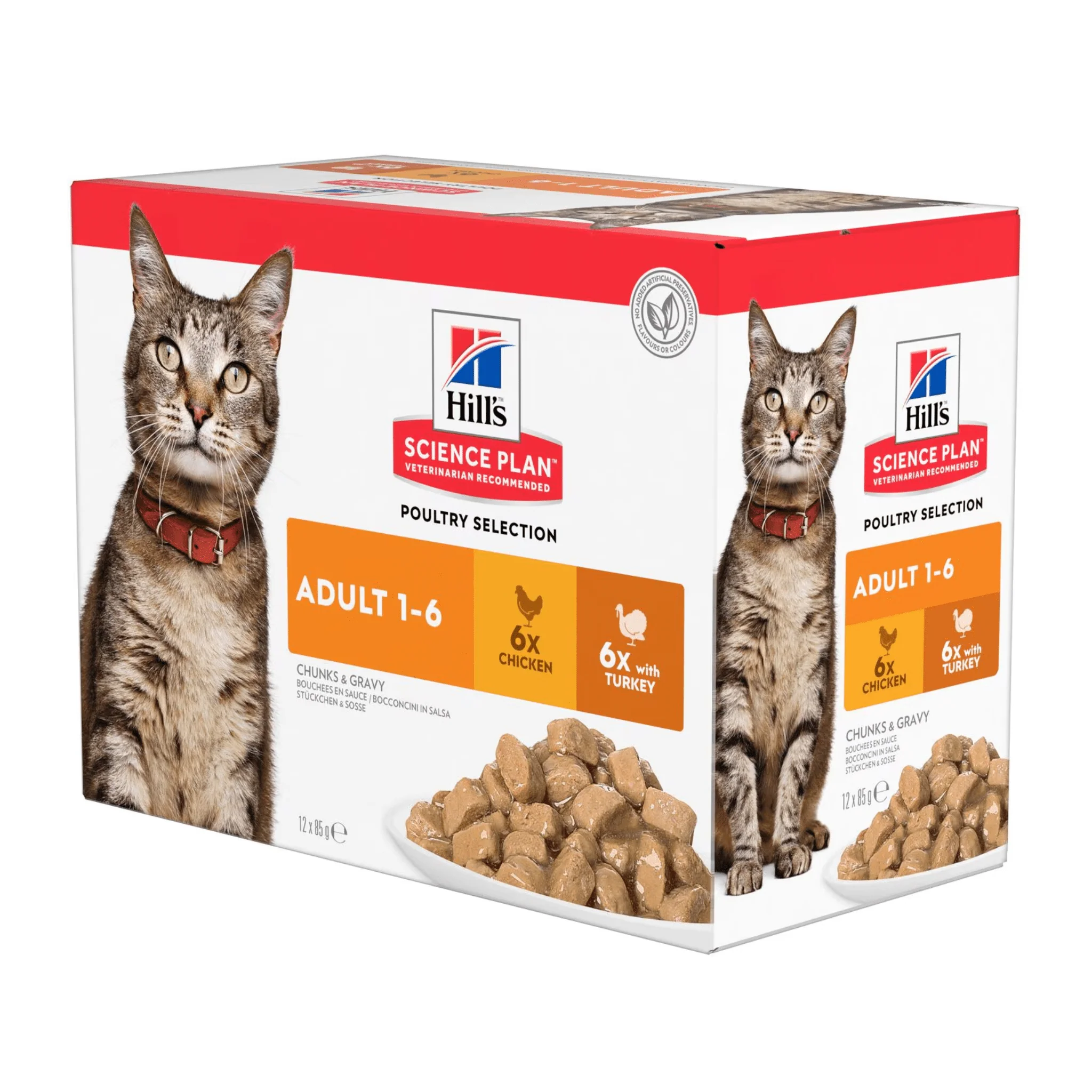 Hill's Adult Wet Cat Food Poultry Multipack