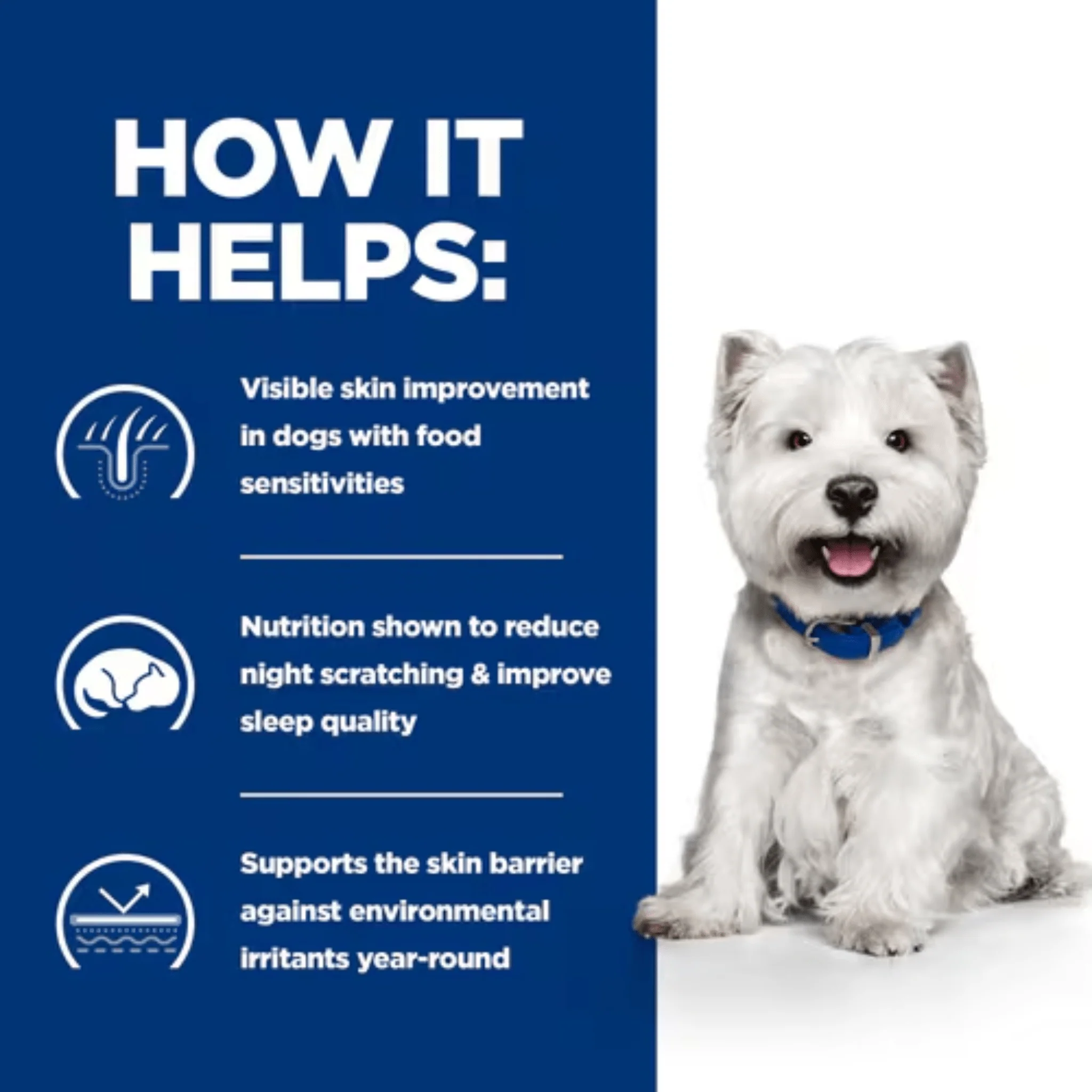 Hill's Prescription Diet Derm Complete Mini Dog Dry Food - Image 3