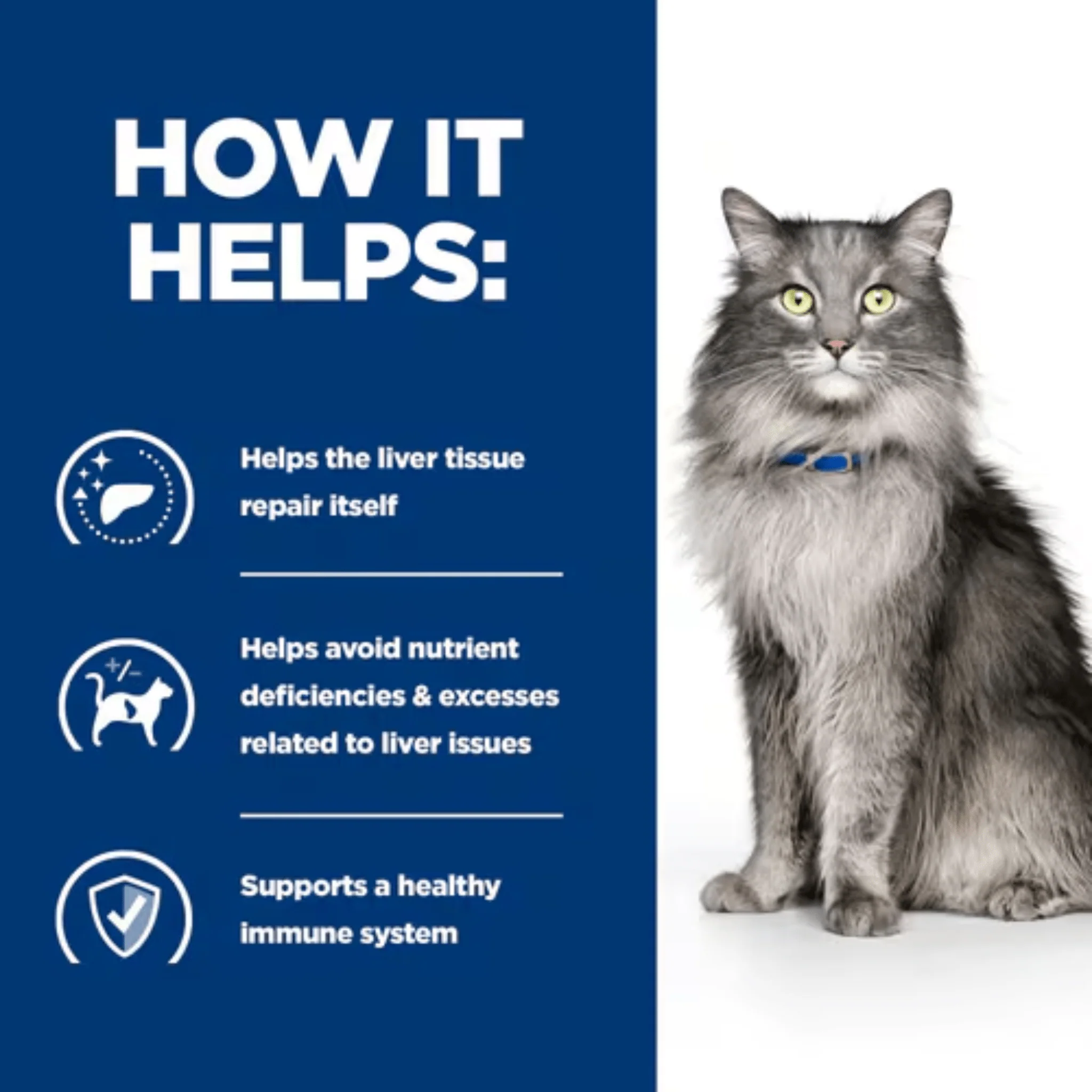 Hills Prescription Diet I/D Liver Care Dry Cat Food - Image 3