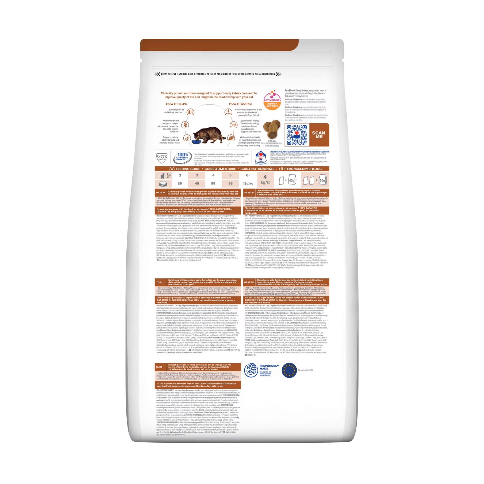 Hills Prescription Diet K/D Early Stage Kidney Care Dry Cat Food - Image 2