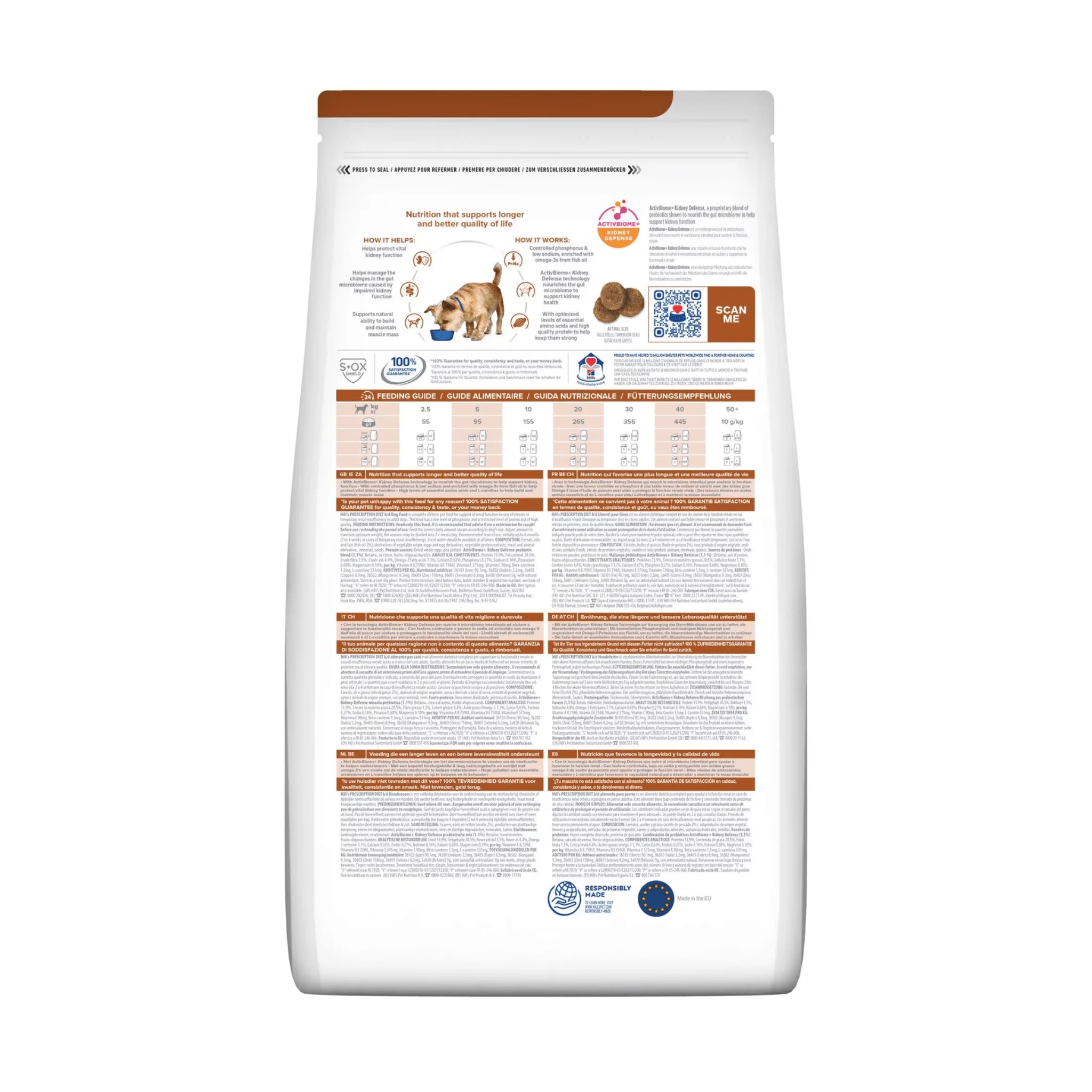 Hill's Prescription Diet K/D Kidney Dry Dog Food - Image 2