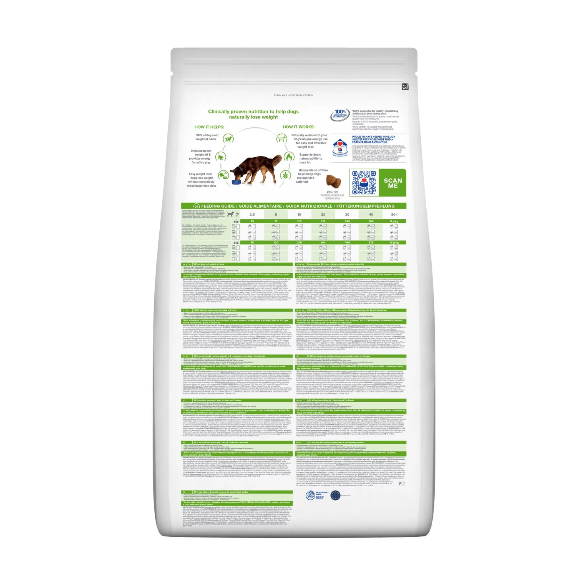 Hill's Prescription Diet Metabolic Dog Dry Food Lamb & Rice - 12kg - Image 2