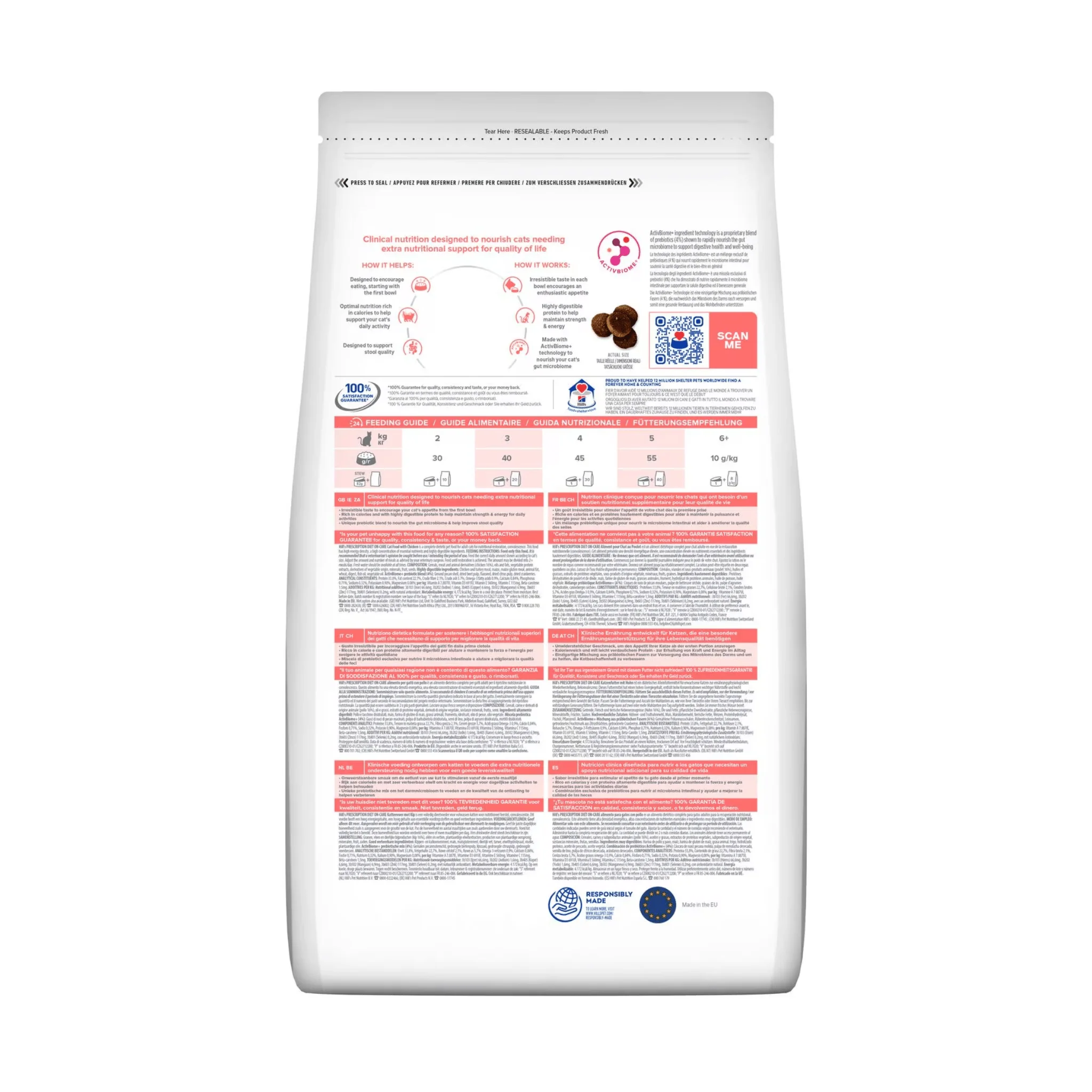 Hill's Prescription Diet On-Care Dry Cat Food - Image 2