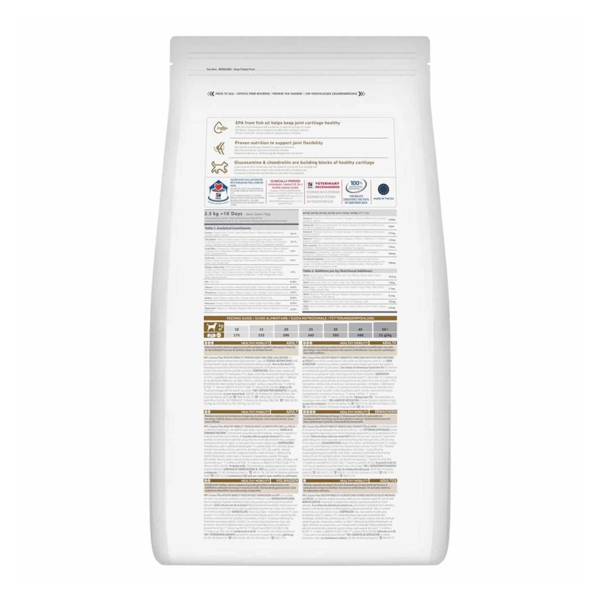 Hill's Science Plan Healthy Mobility Medium Adult Dog Dry Food - Image 2
