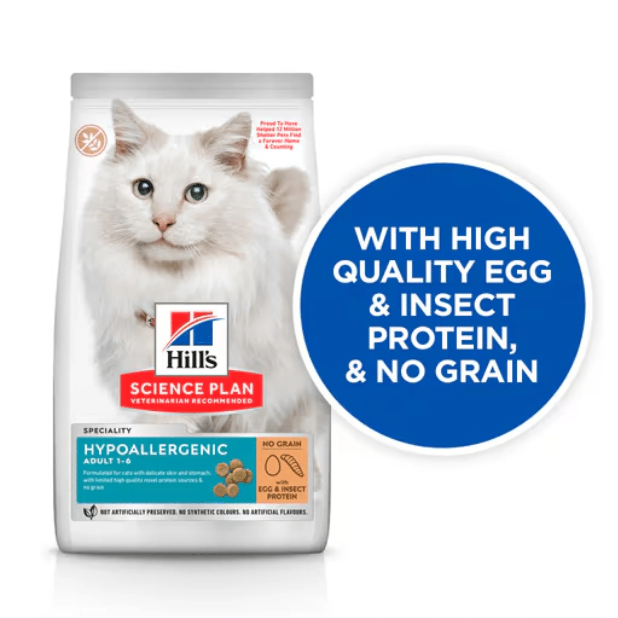 Hill's Science Plan Hypoallergenic Adult Cat Dry Food - Image 3