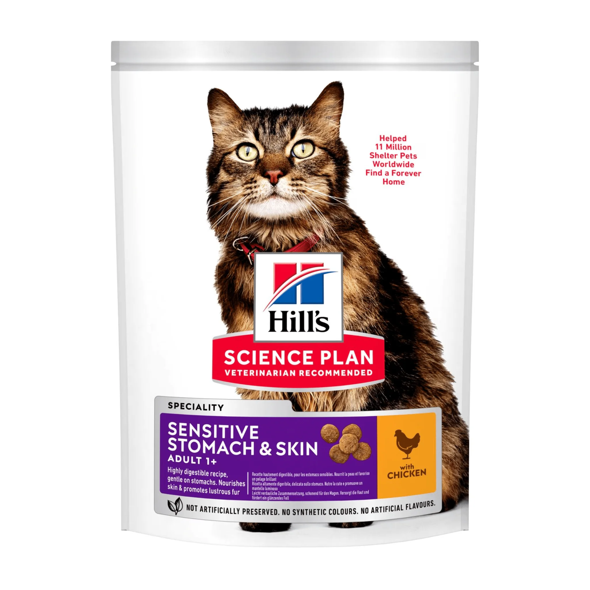 Hills Science Plan Sensitive Stomach & Skin Adult Cat Food - Image 4