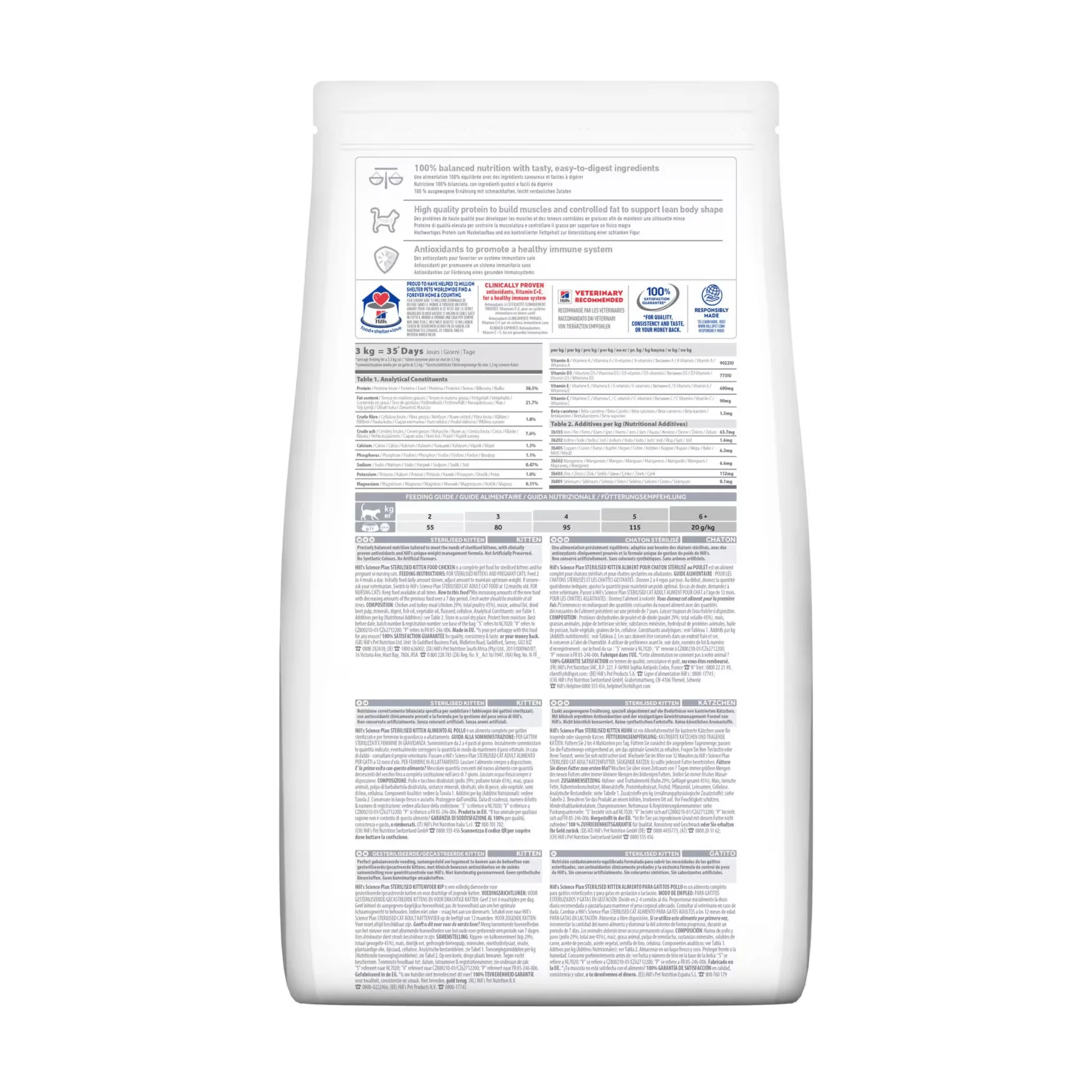 Hills Science Plan Sterilised Kitten Dry Food - Image 2