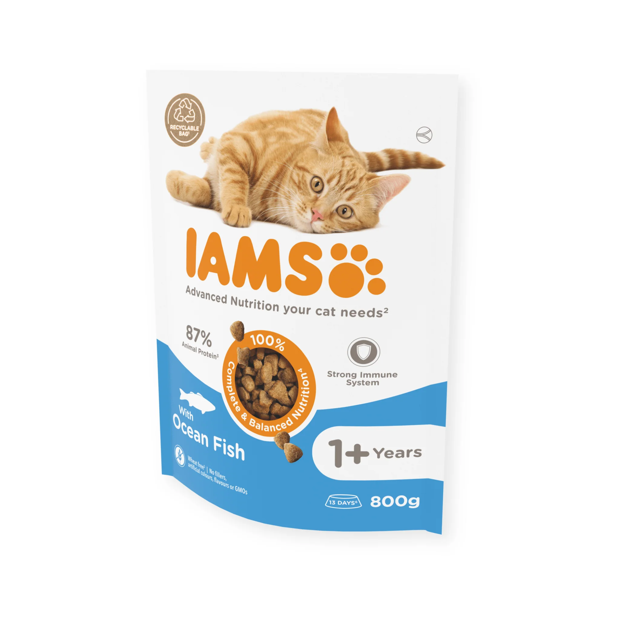 IAMS Dry Adult Cat Food Ocean Fish - Image 2