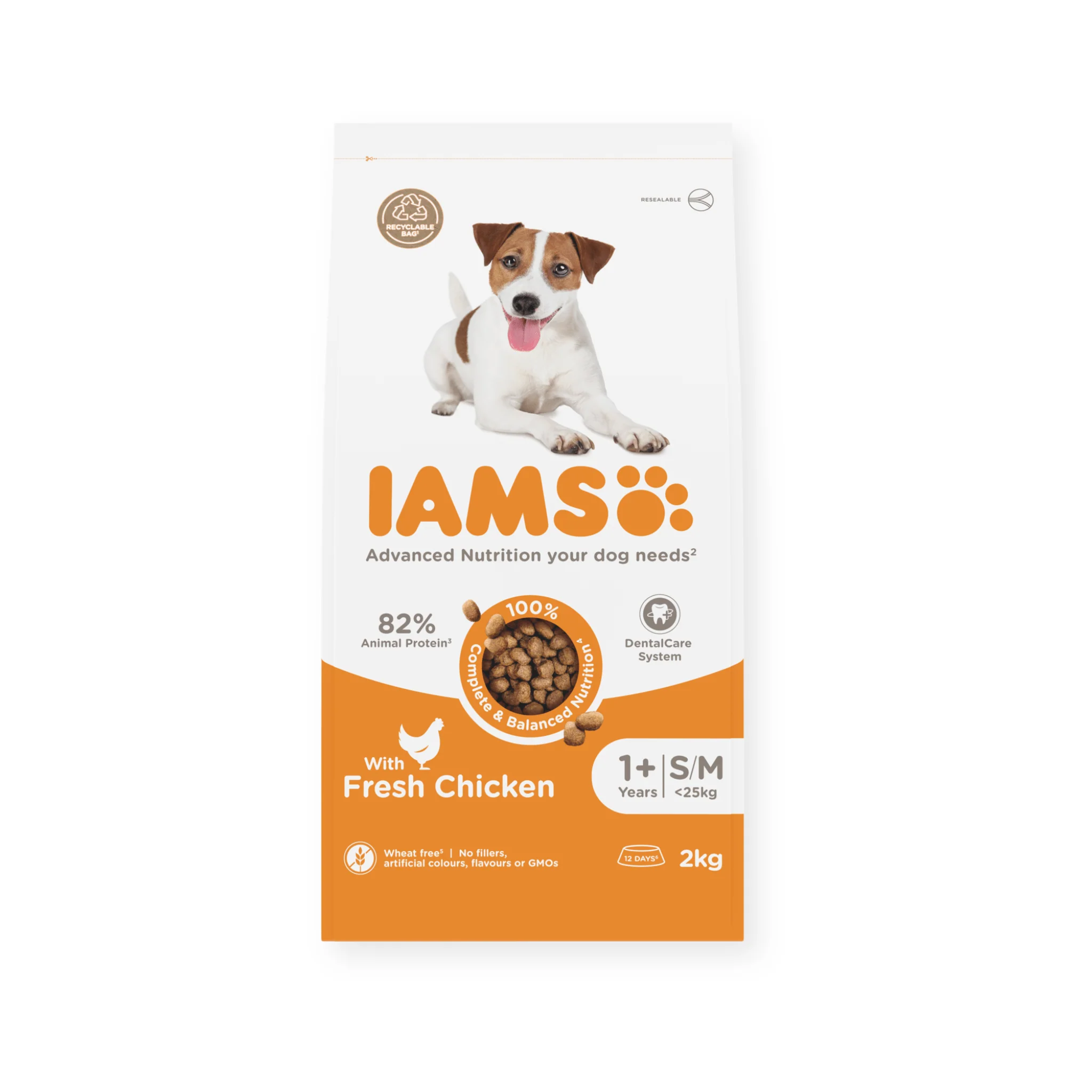 IAMS Dry Adult Dog Food Fresh Chicken (Small/Medium Breed)