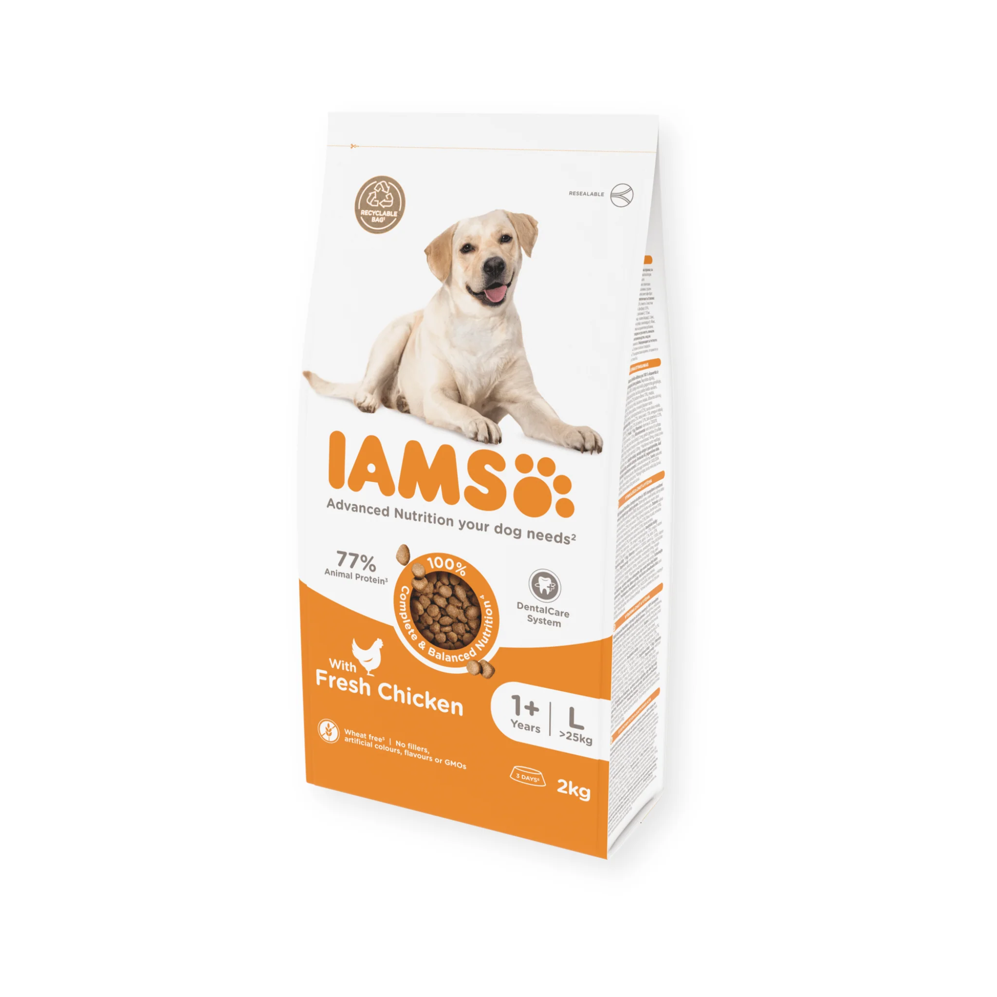 IAMS Dry Adult Dog Food Fresh Chicken (Large Breed) - Image 2
