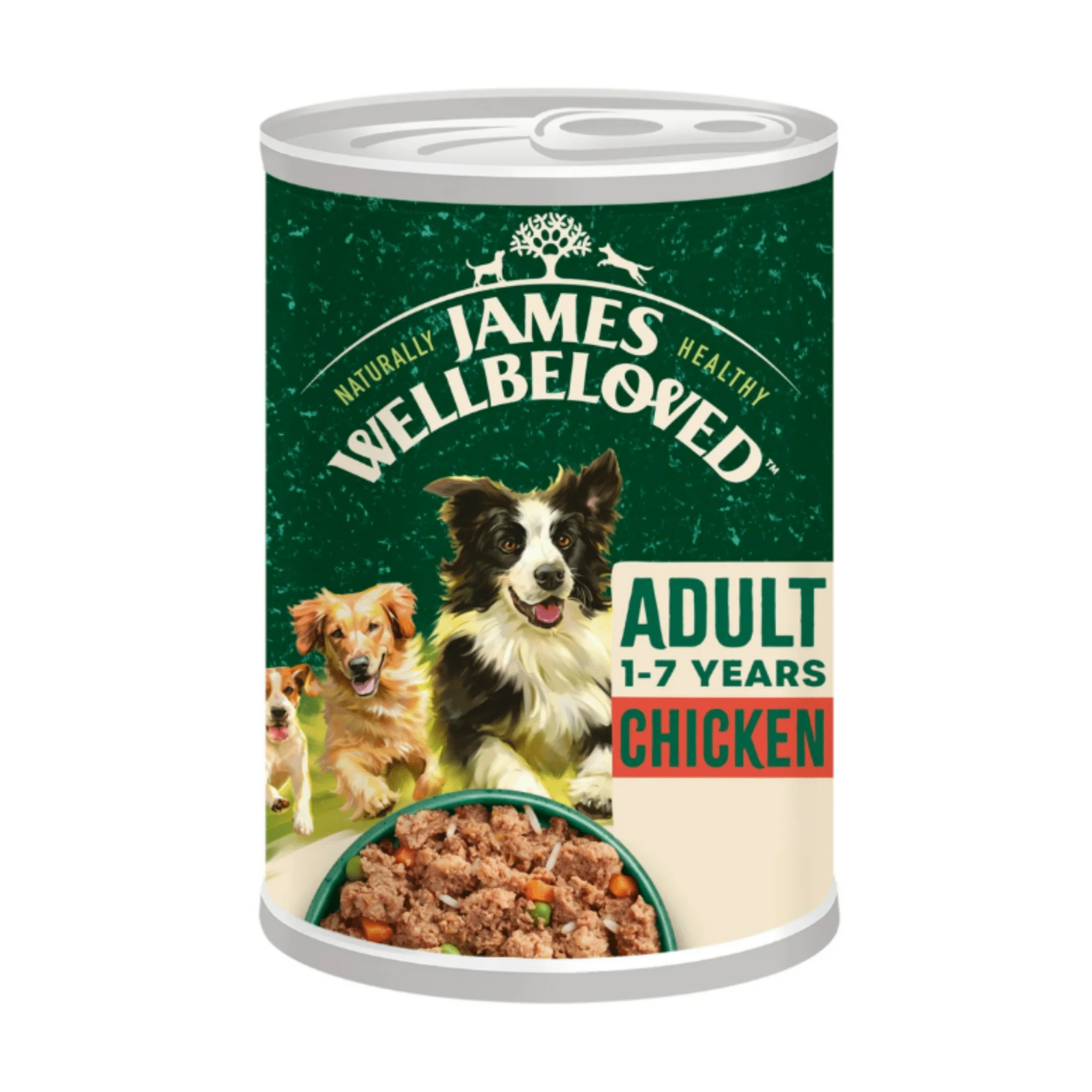 James Wellbeloved Adult Chicken and Rice Loaf Wet Dog Food